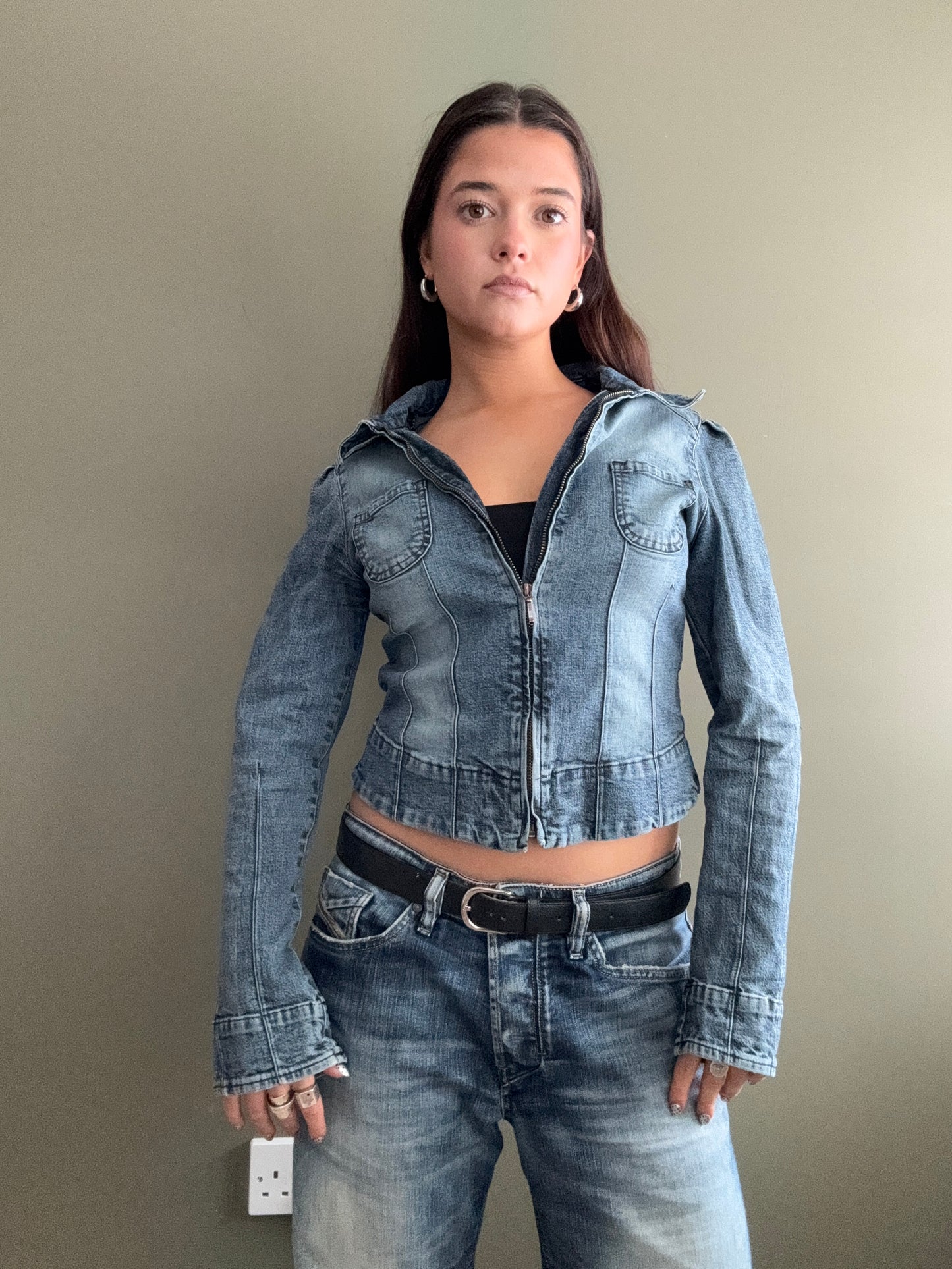 Zip Denim Jacket (UK10)