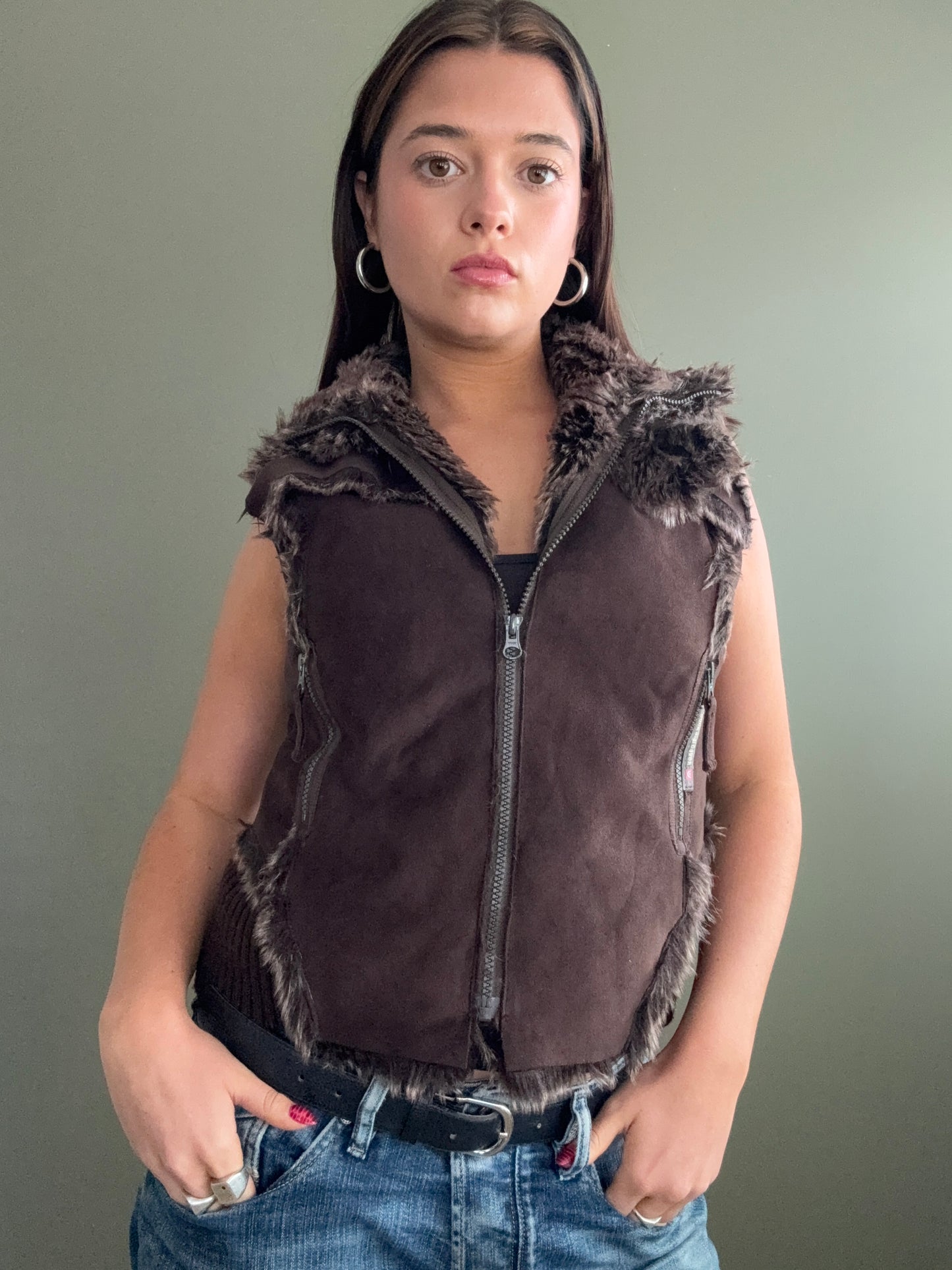 Faux Fur Gilet (S)