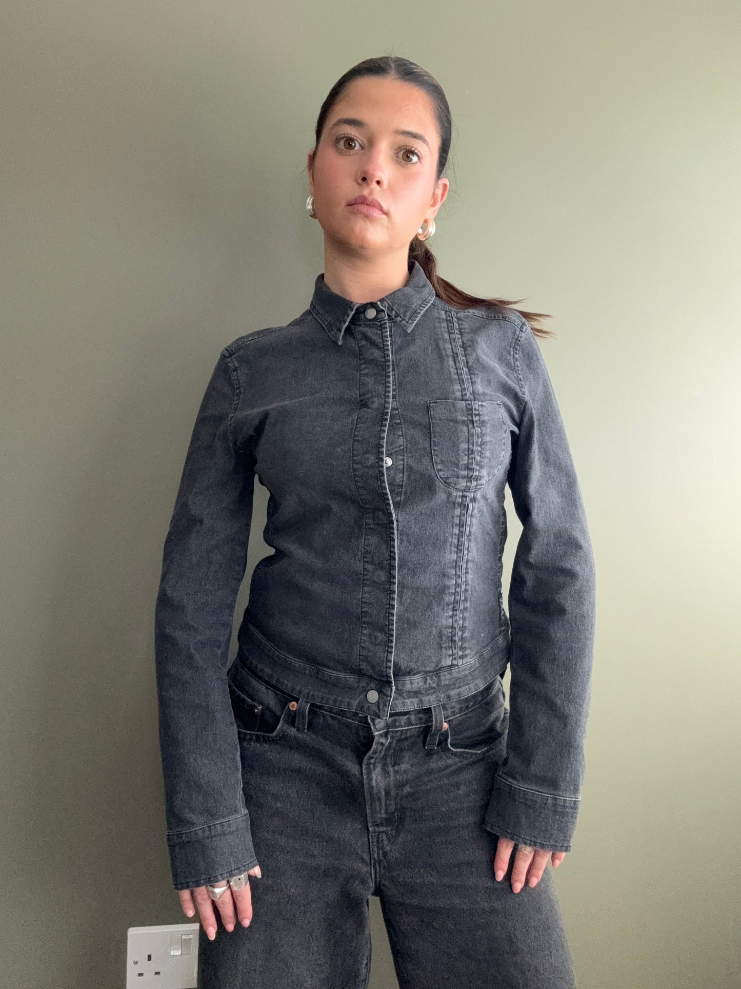 Armani Jeans Denim Shirt (UK10)