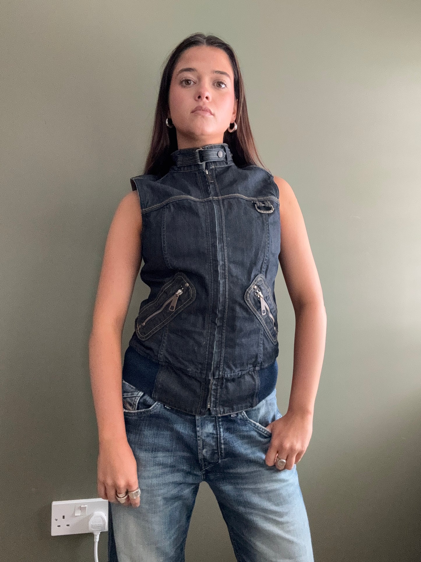 Diesel Denim Gilet (S)