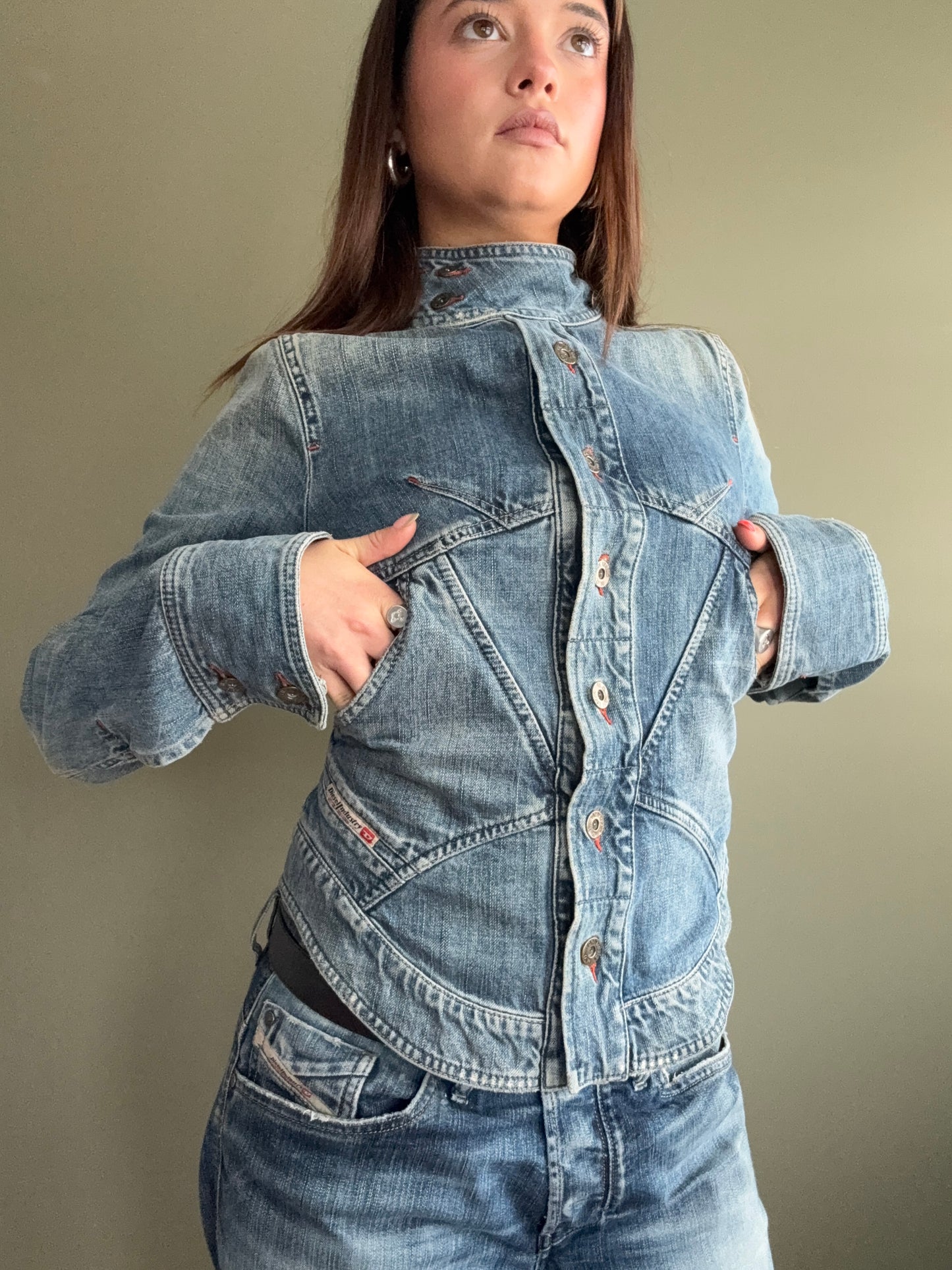 Diesel Denim Corset Jacket (L)
