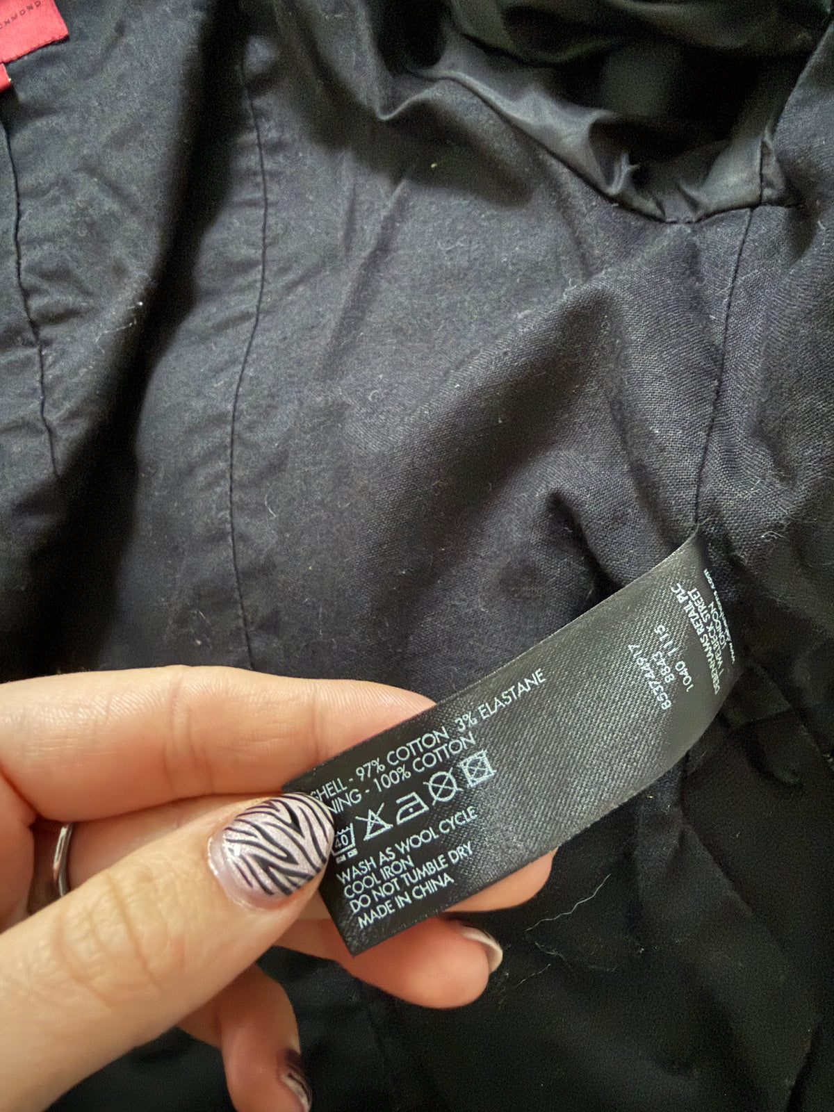 Black Utility Jacket (UK12)