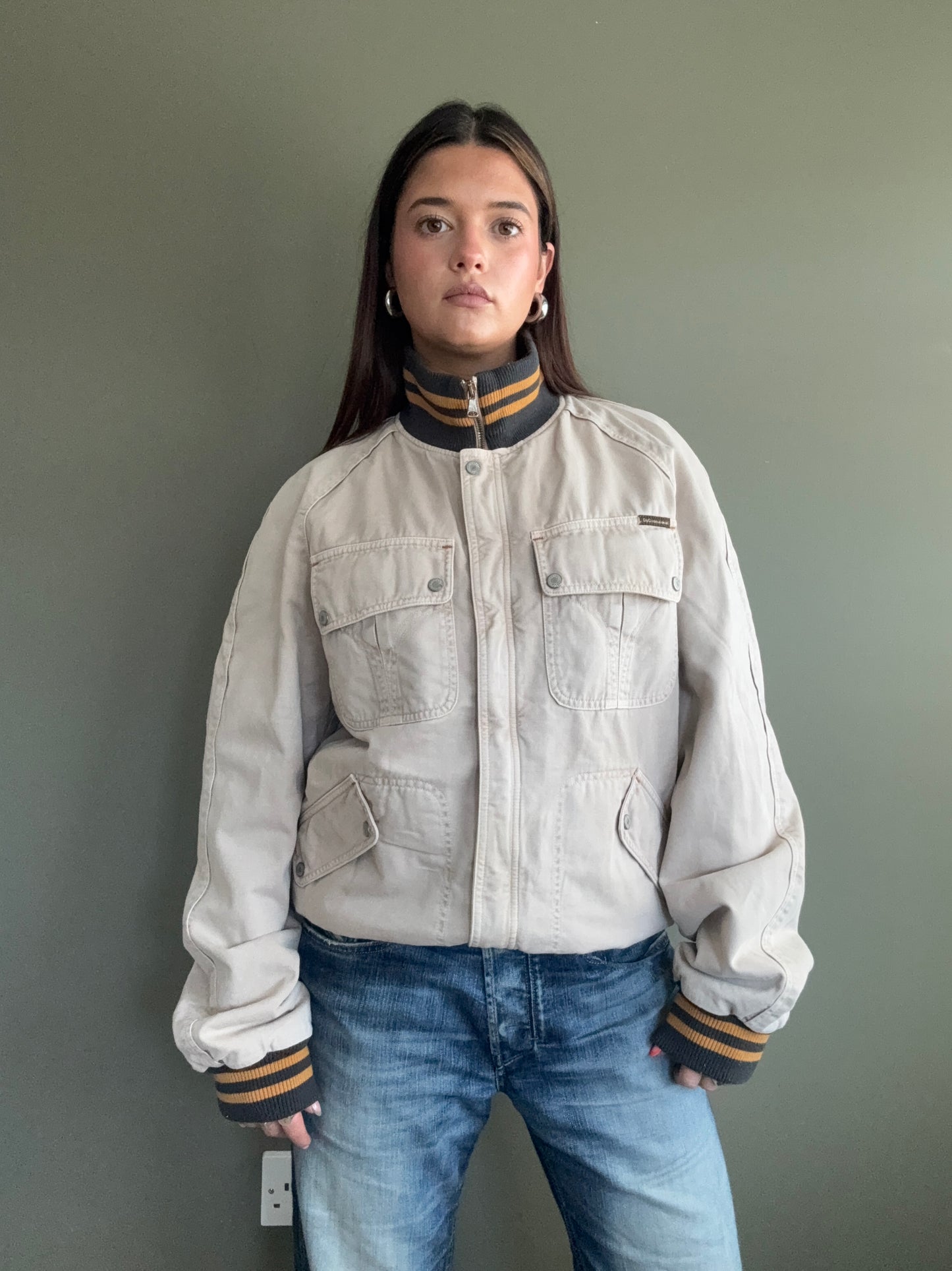 Dolce and Gabbana Cargo Bomber Jacket (L)