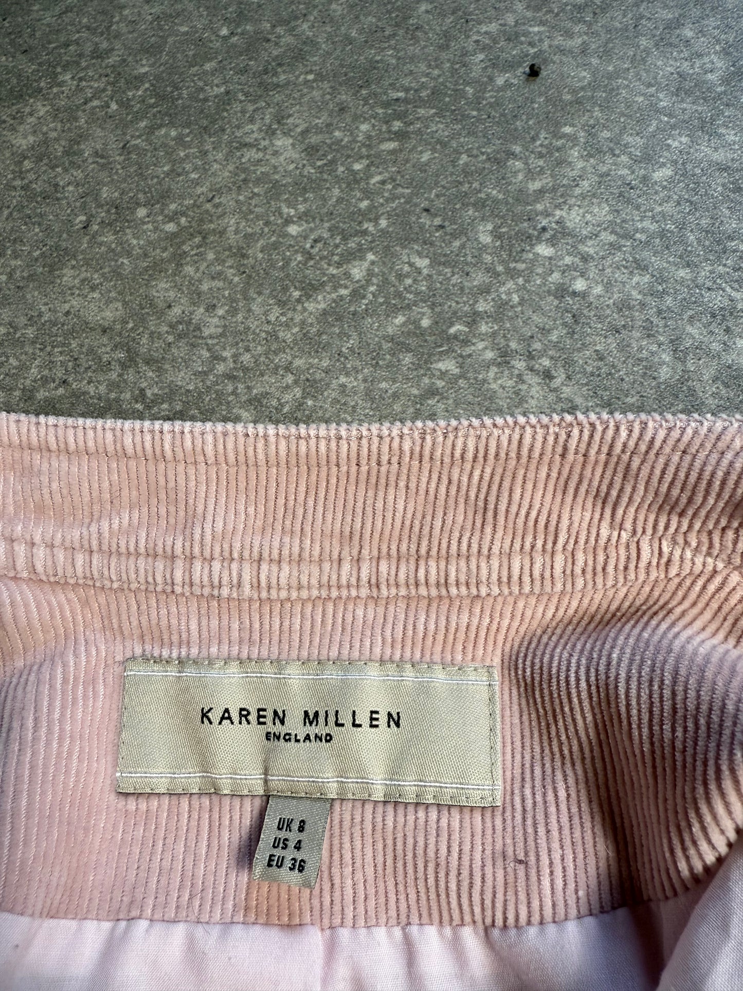 Baby Pink Karen Millen Cord Jacket (UK 8)