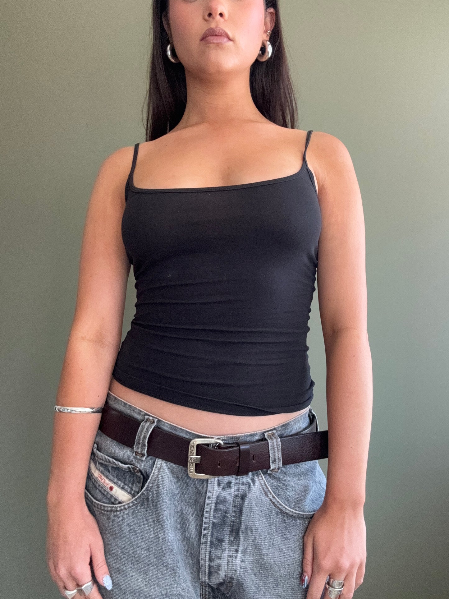 Brown Leather Diesel Belt