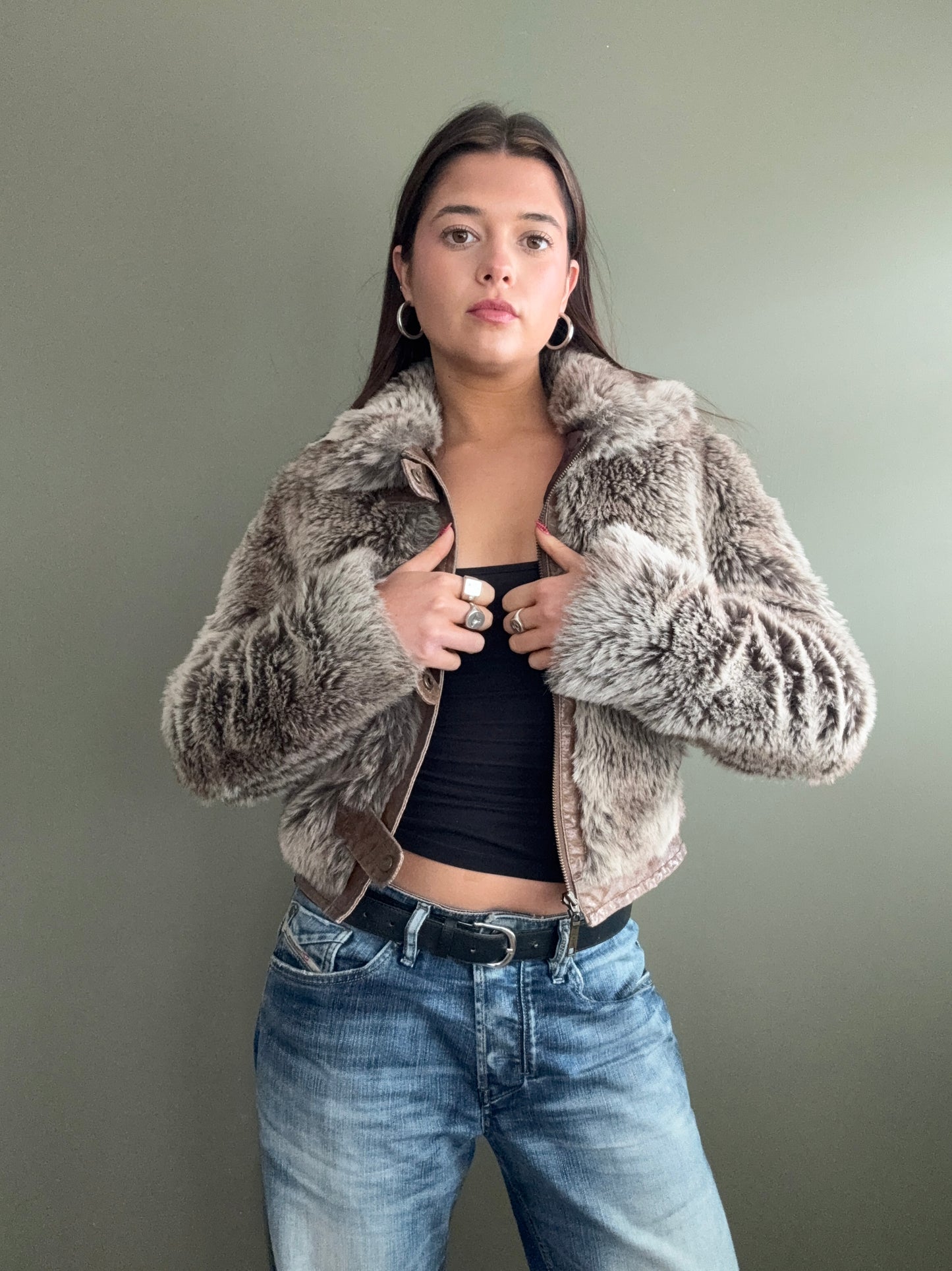 Faux Fur Jacket (UK10)