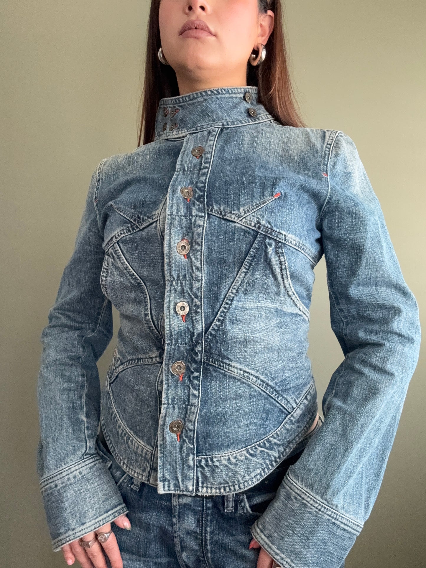 Diesel Denim Corset Jacket (L)