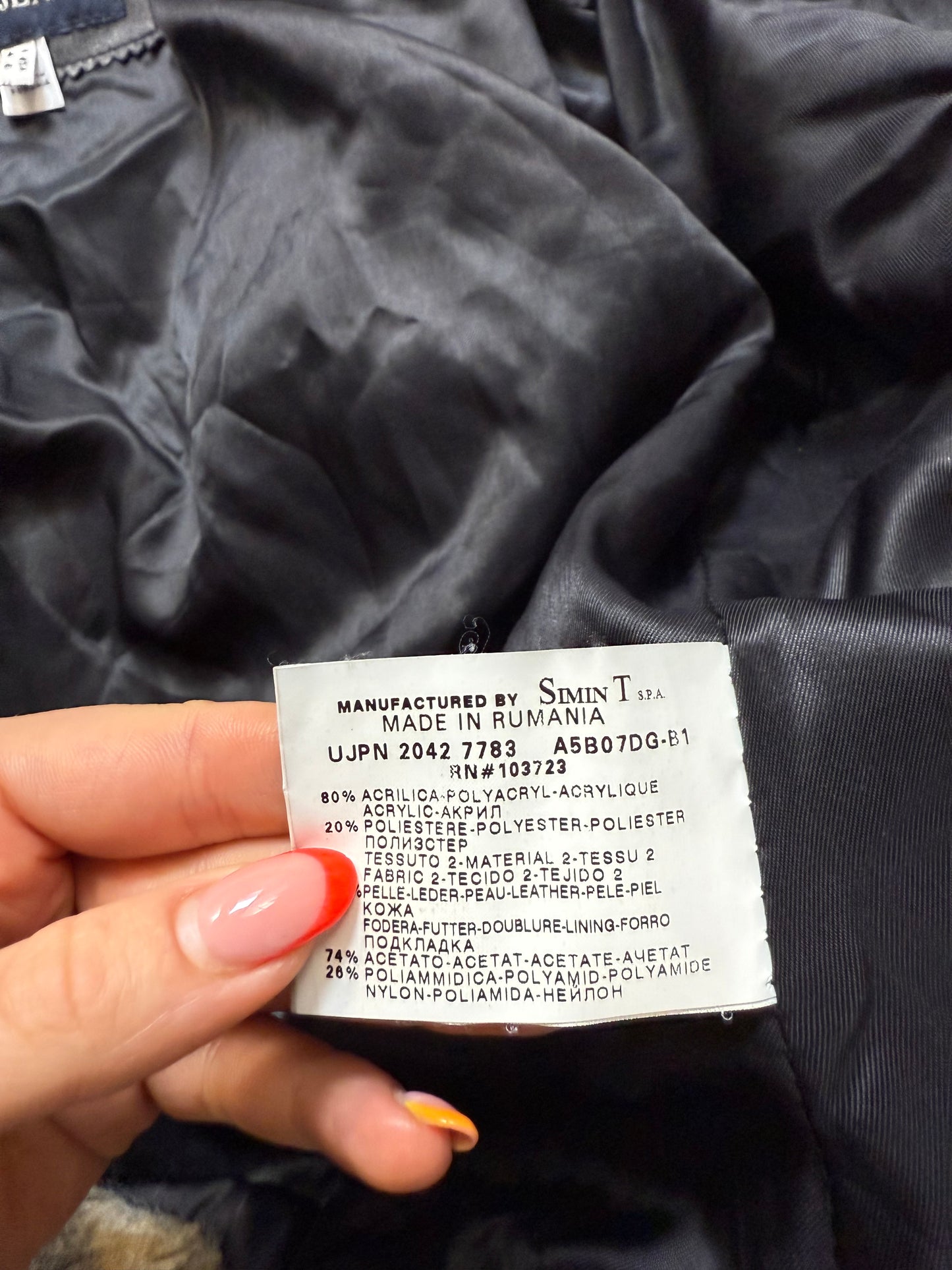 Armani Faux Fur Jacket (UK10)