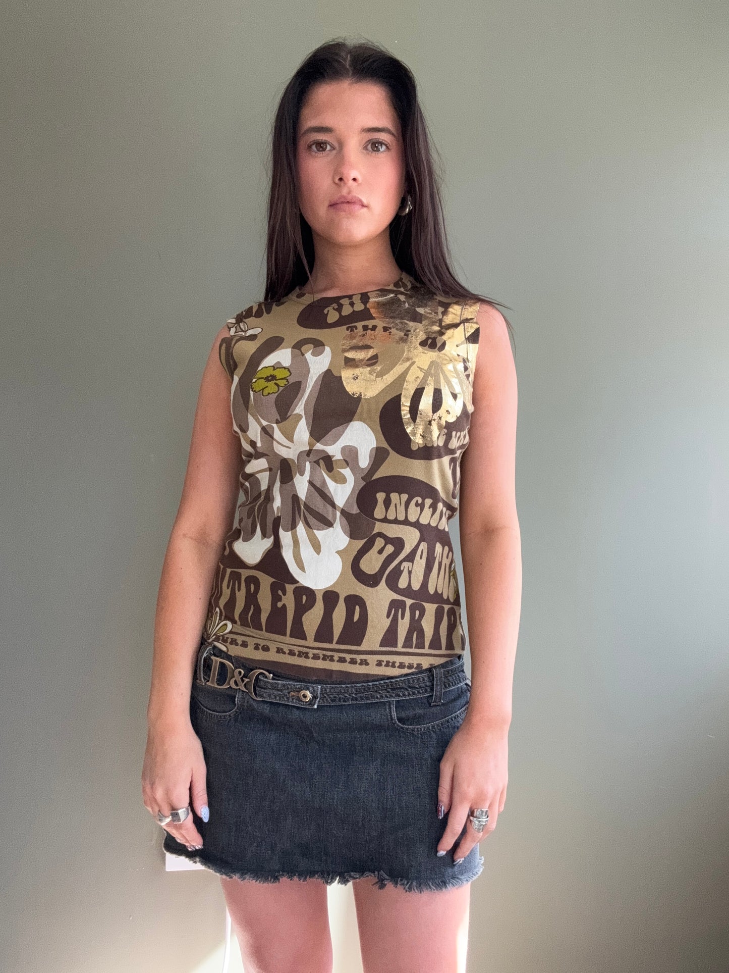 Miss Sixty Printed Top (S)