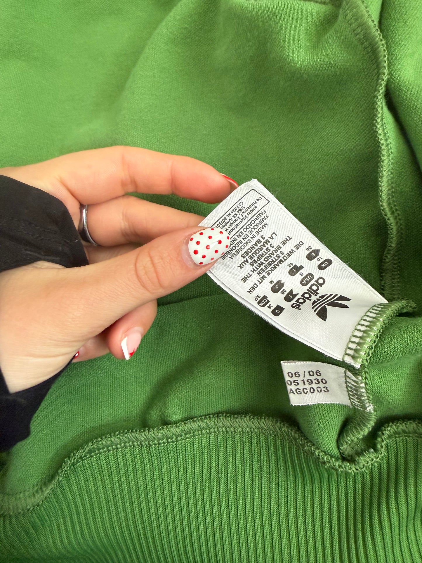 Adidas Green Bomber Jacket (UK10)