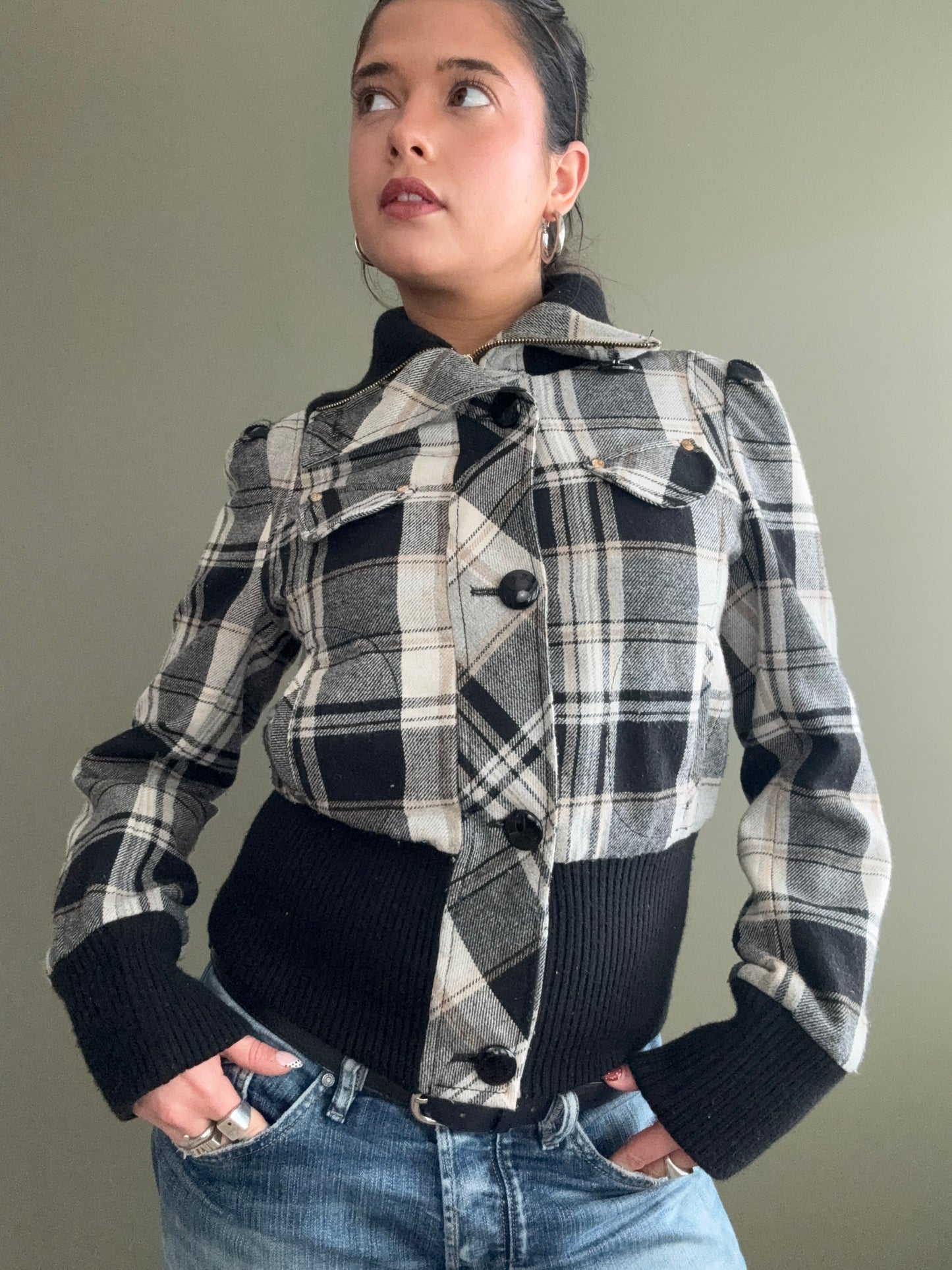 Guess Tartan Jacket (M)