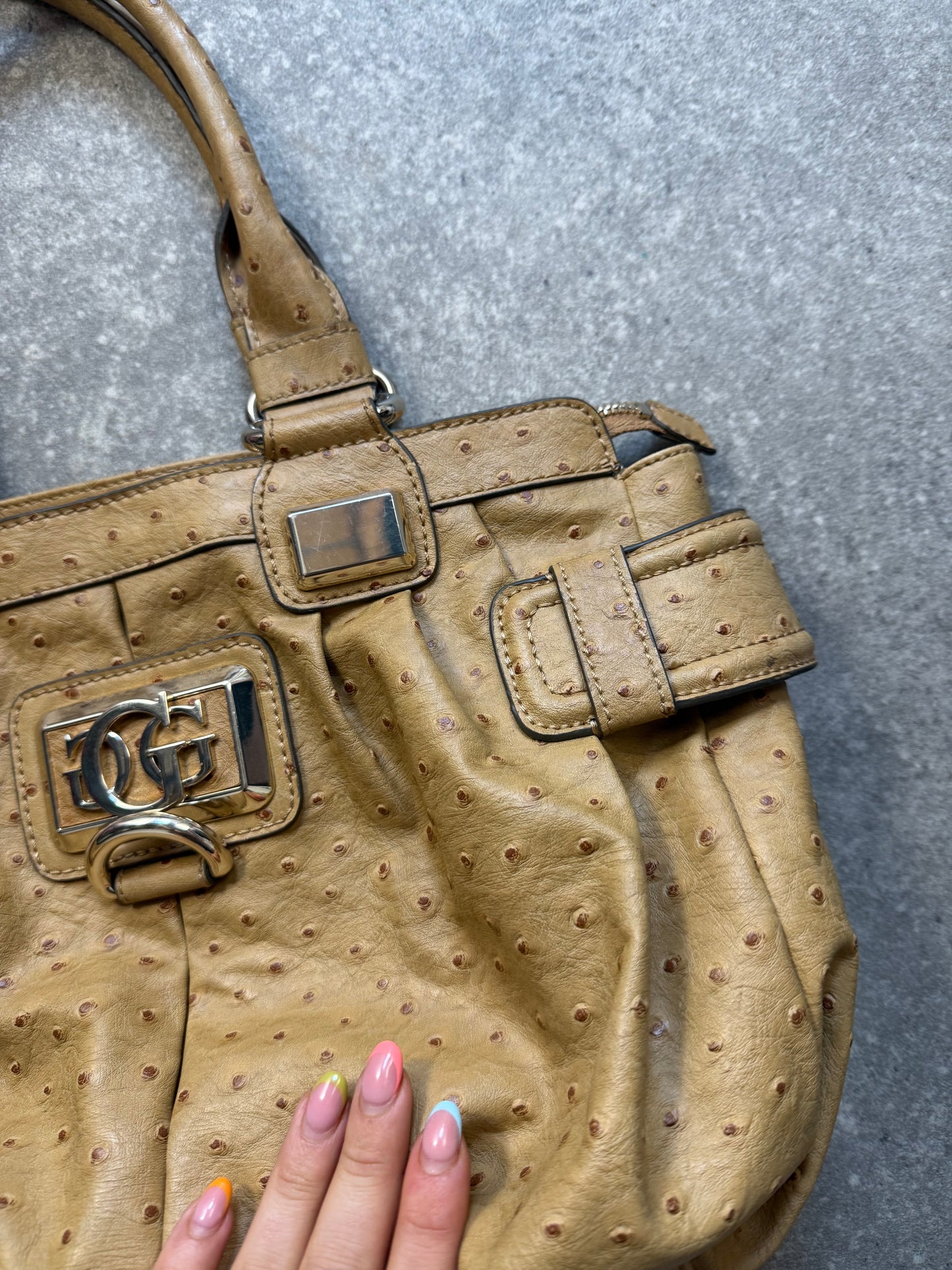 Guess Tan Shoulder Bag