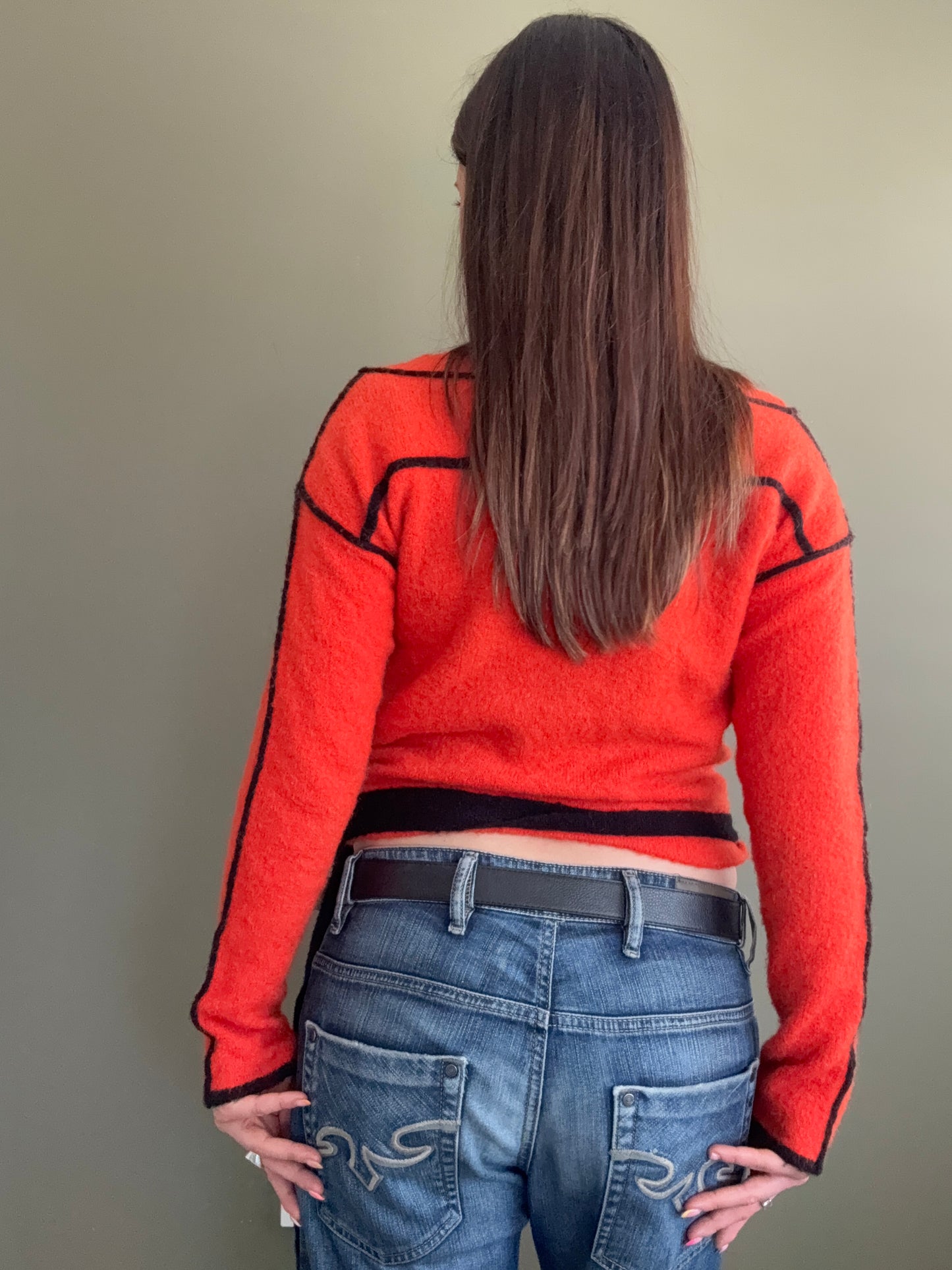 Diesel Mohair Wrap Top (M)