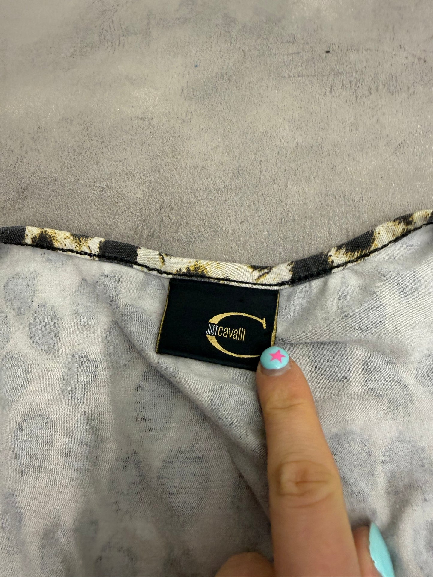 Leopard Cavalli Top (M)