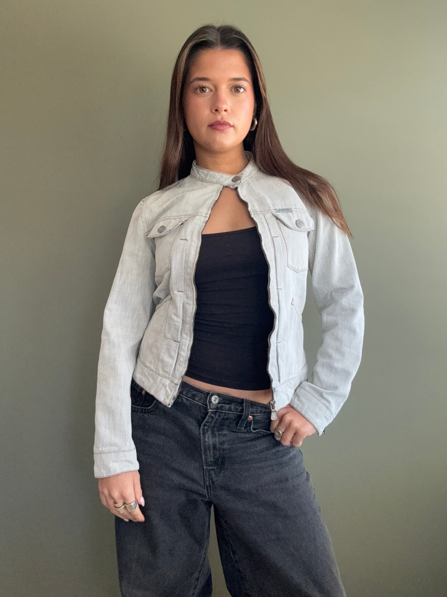 Calvin Klein Fitted Denim Jacket (S)