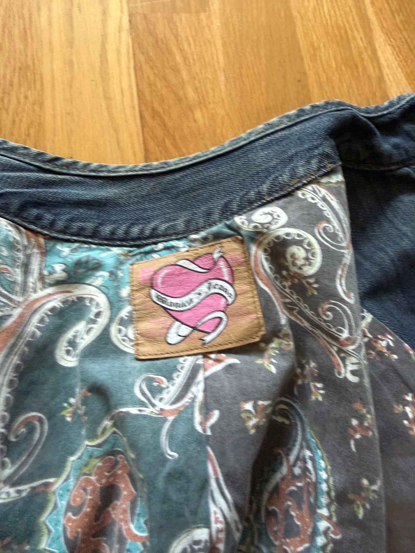 Denim Corset Jacket (L)