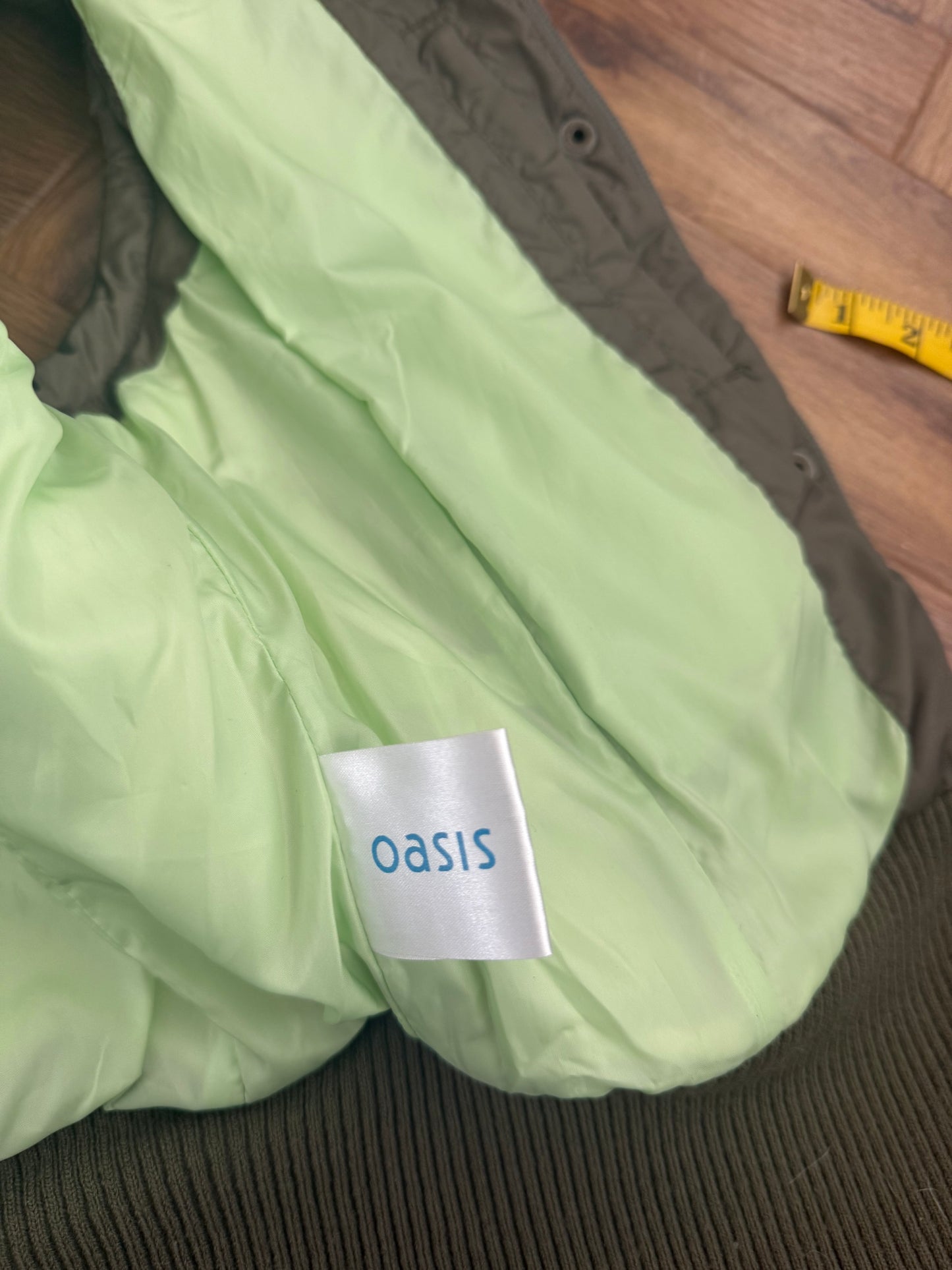 Khaki Y2K Gilet (UK8)