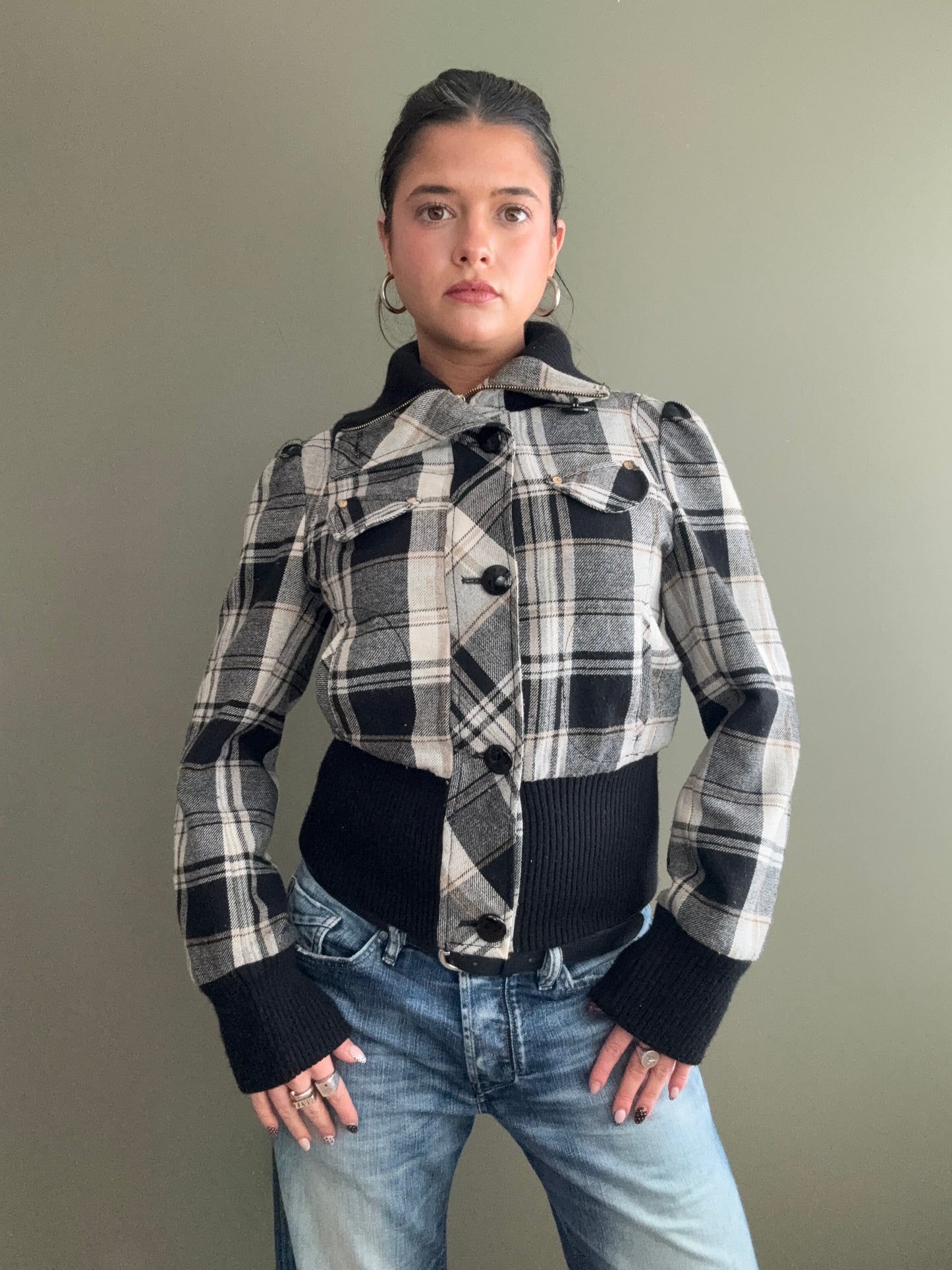 Guess Tartan Jacket (M)