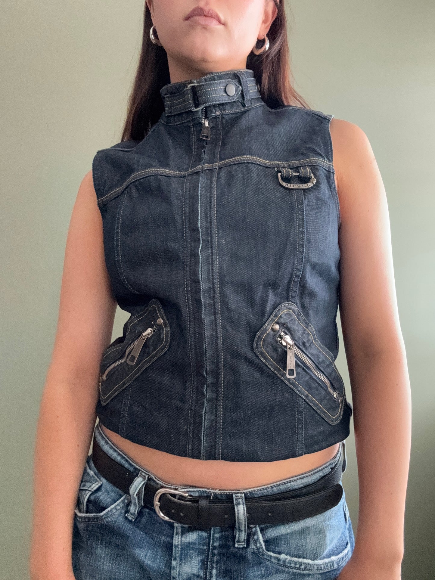 Diesel Denim Gilet (S)