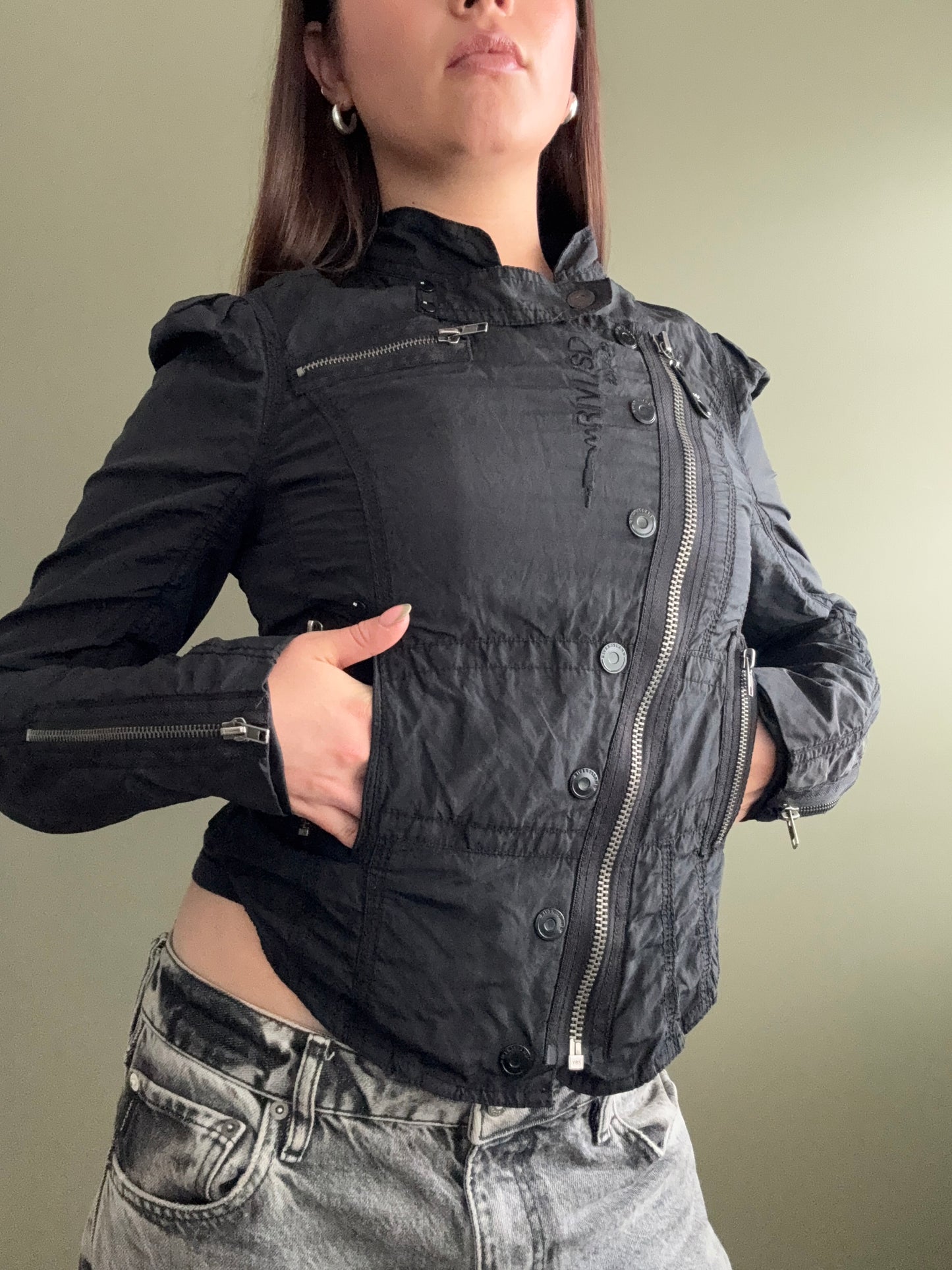 Y2K Fitted Corset Jacket (UK12)