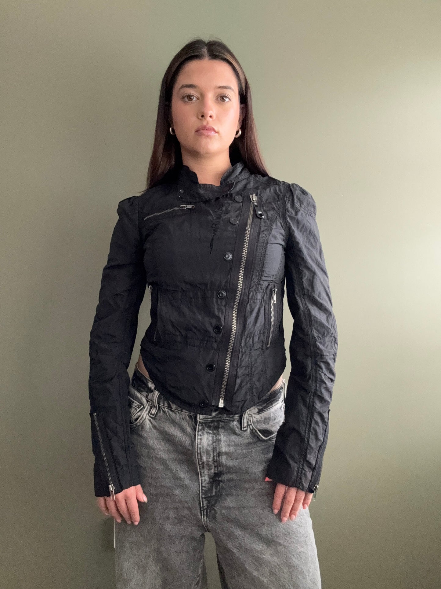 Y2K Fitted Corset Jacket (UK12)