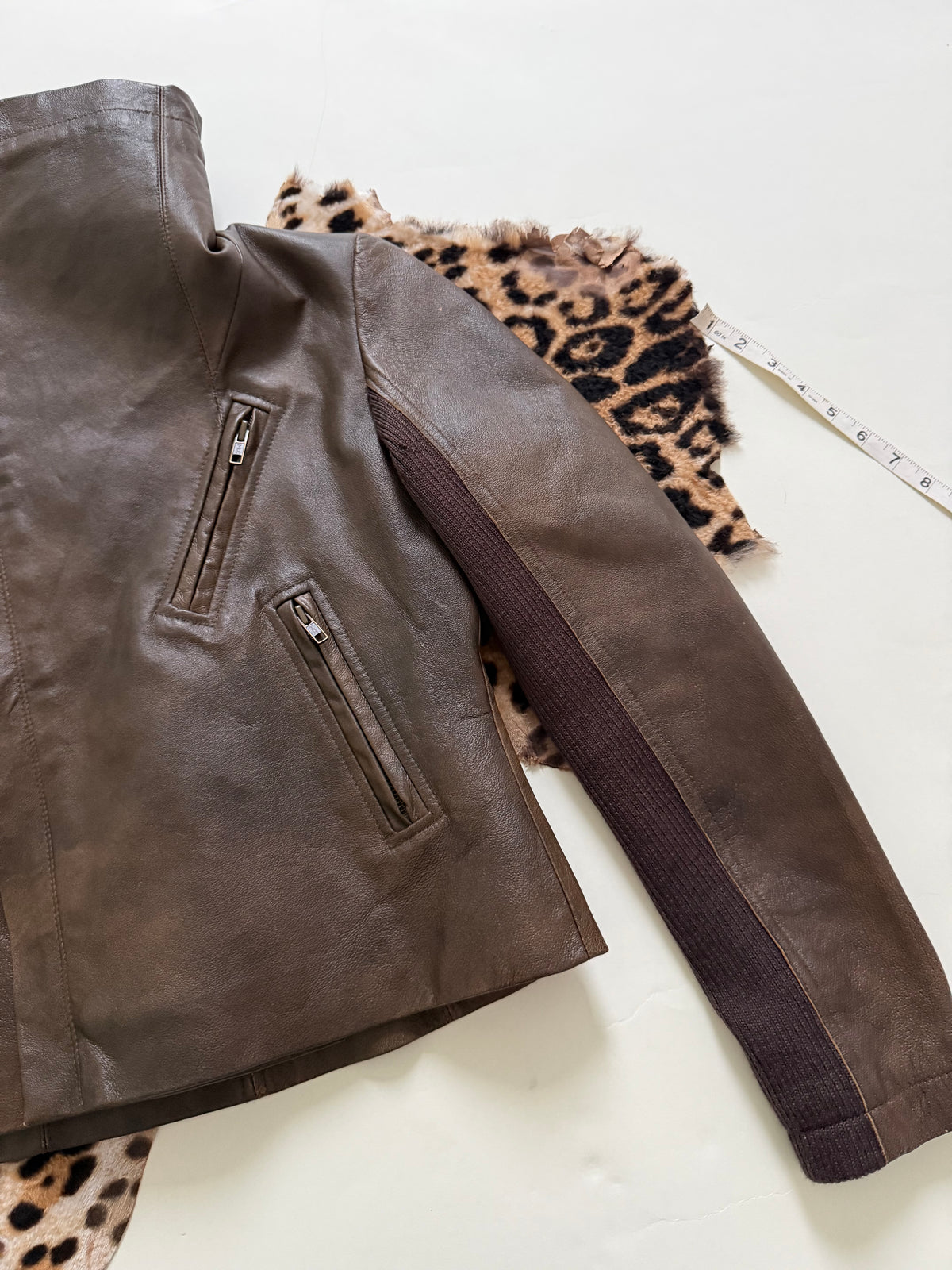 Morgan De Toi Asymmetric Leather Jacket (S)