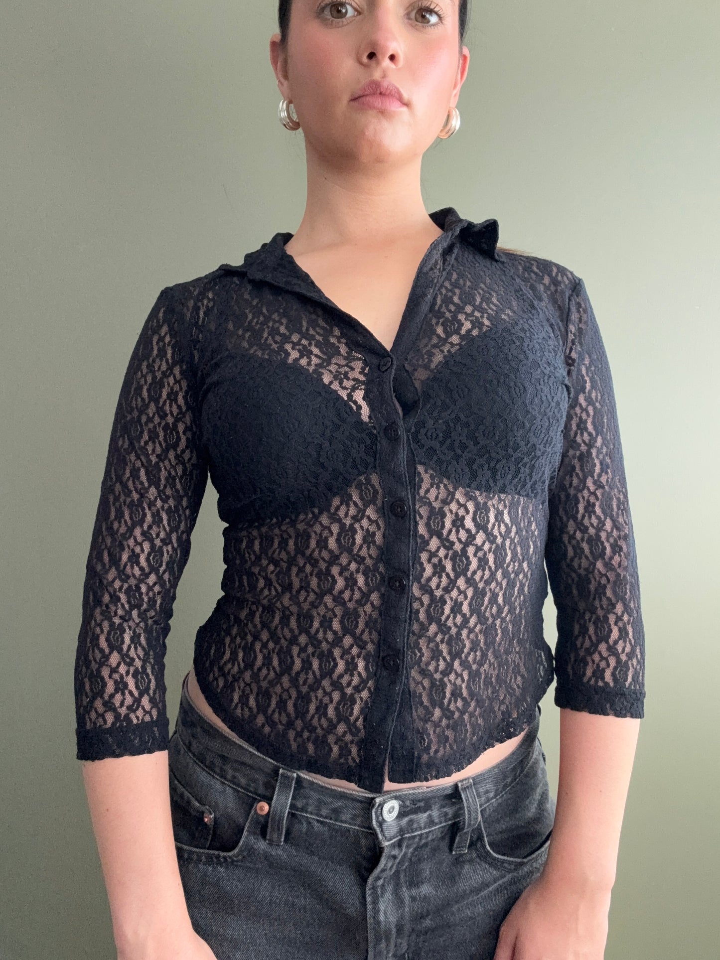 Guess Lace Top (M)