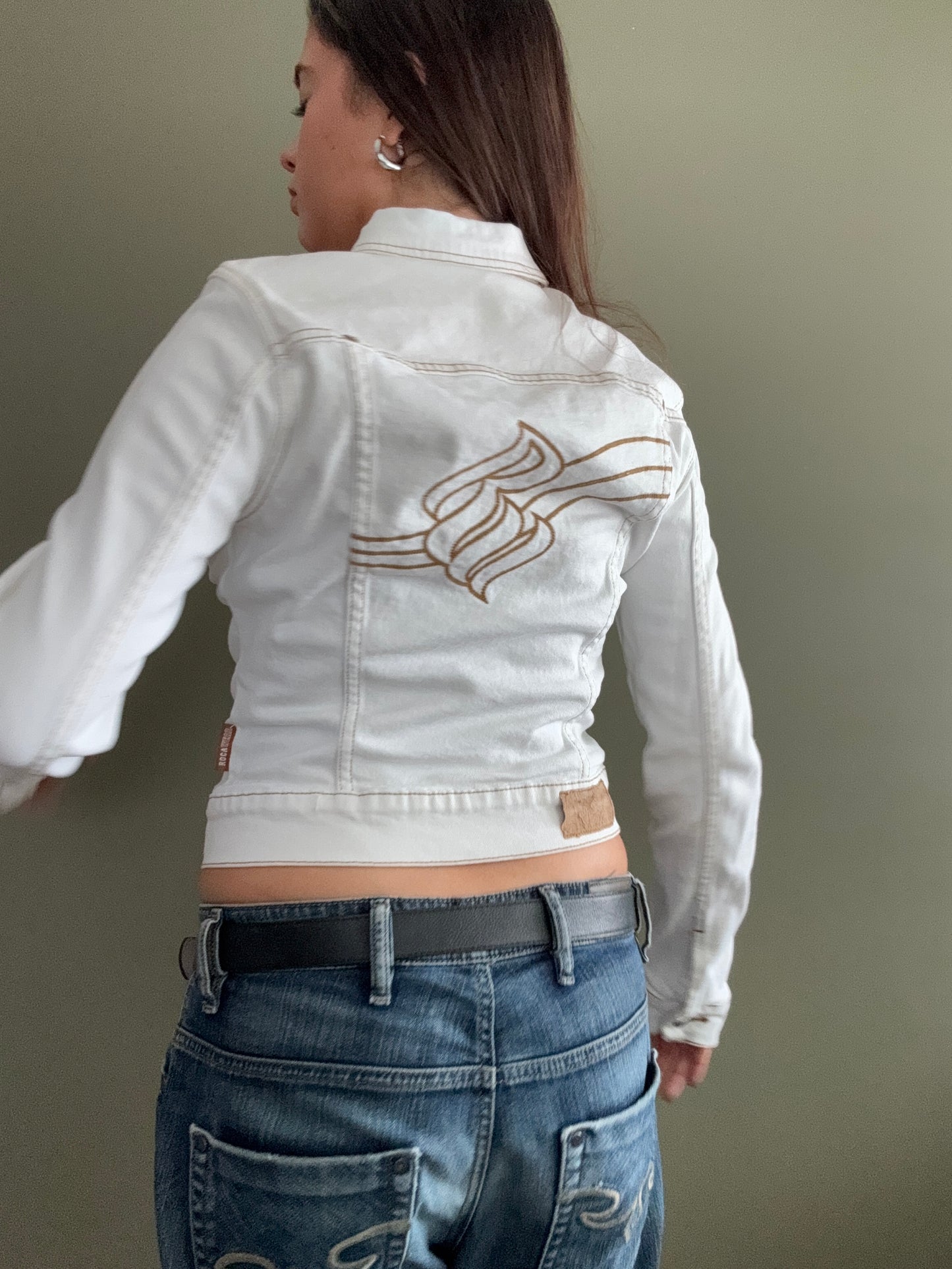 Rocawear White Denim Jacket (M)