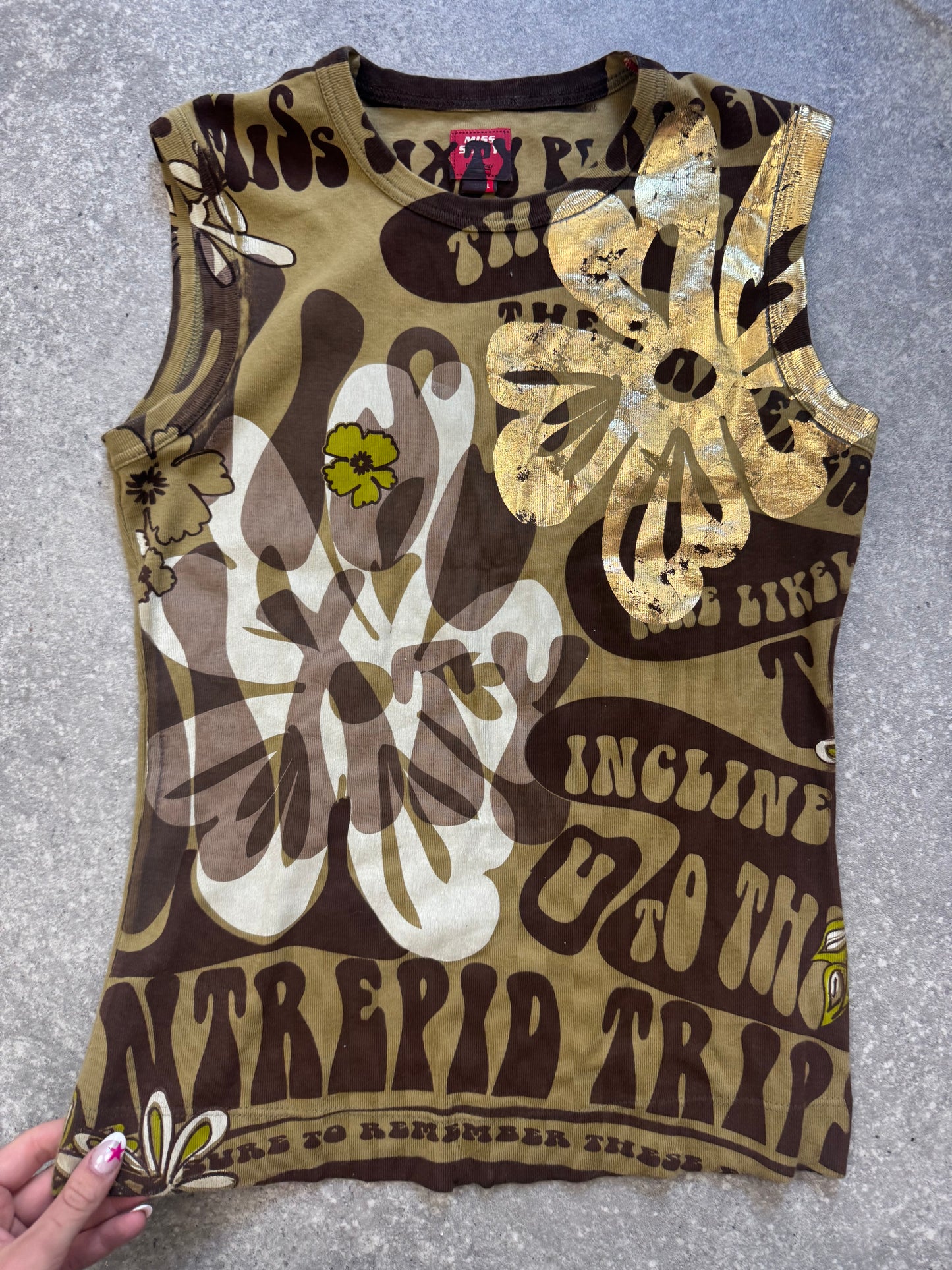 Miss Sixty Printed Top (S)