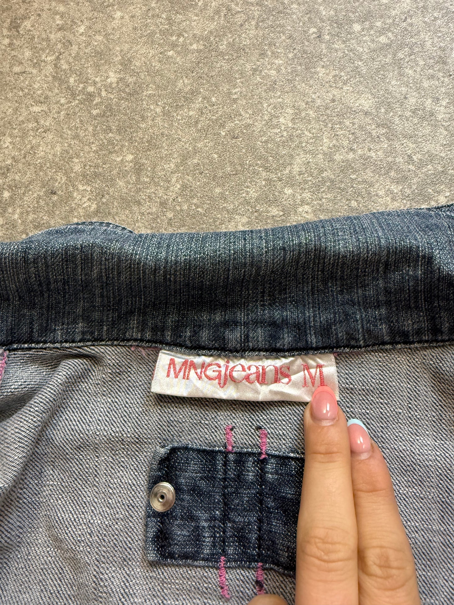 Y2K Denim Jacket (M)