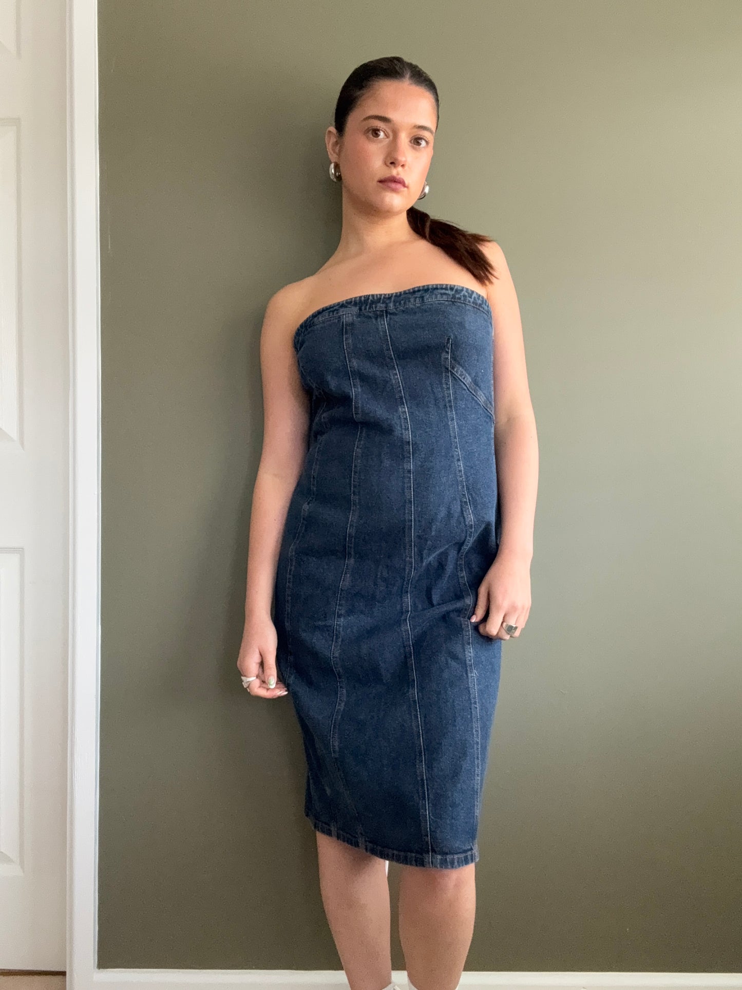 Karen Millen Denim Dress (UK14)