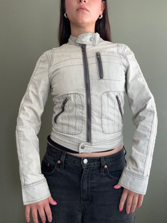 Y2K Biker Jacket (UK8)
