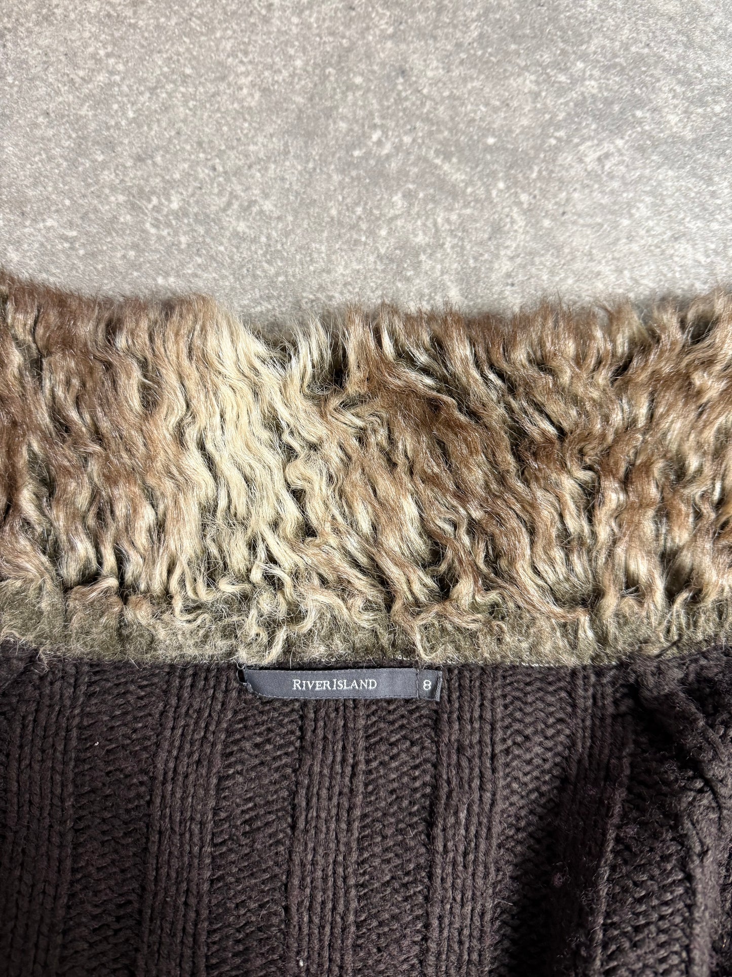 Cropped Knit Jumper (UK8)