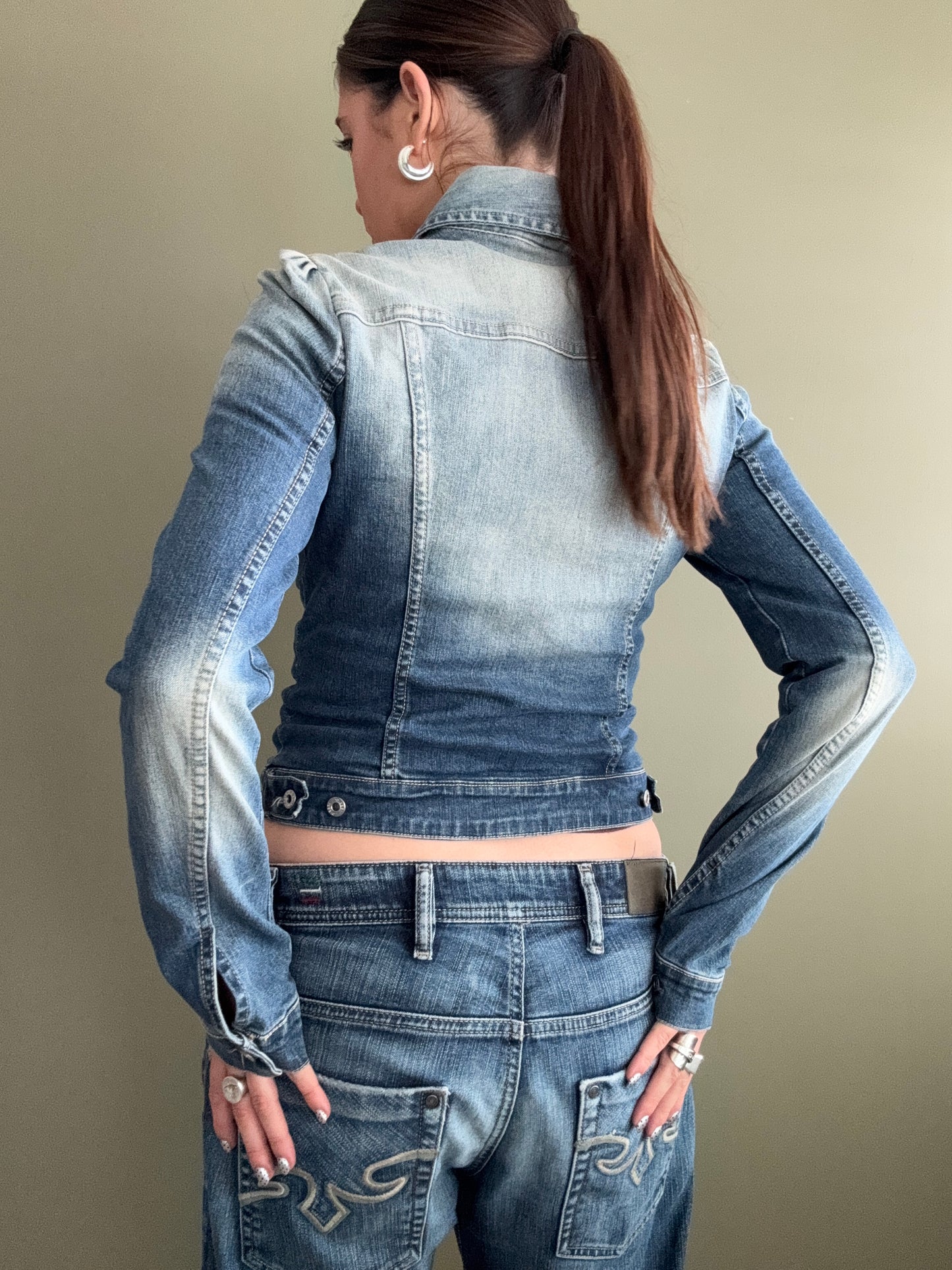 Fitted Diesel Denim Jacket (S)