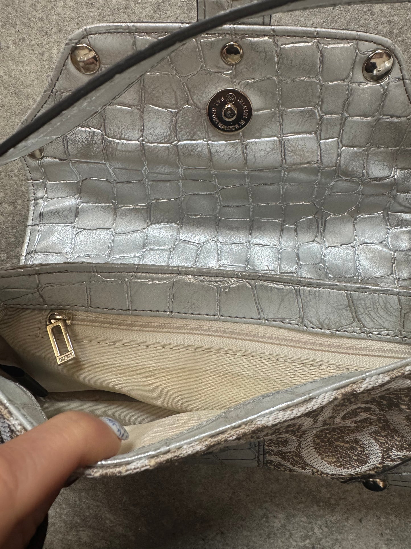 Guess Silver Bag