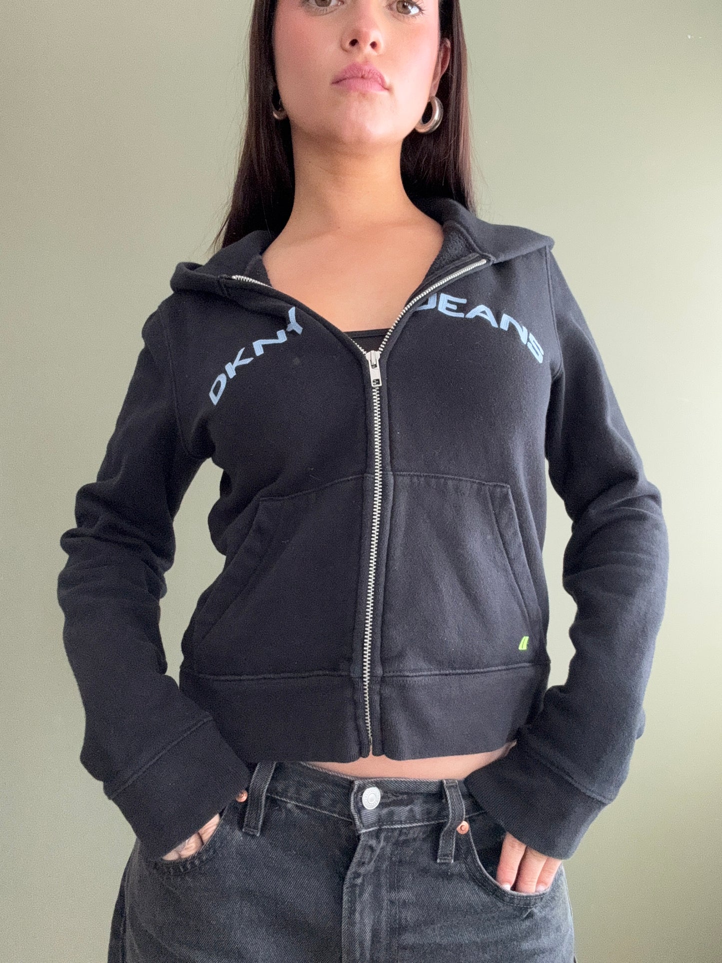 DKNY Zip Hoodie (M)