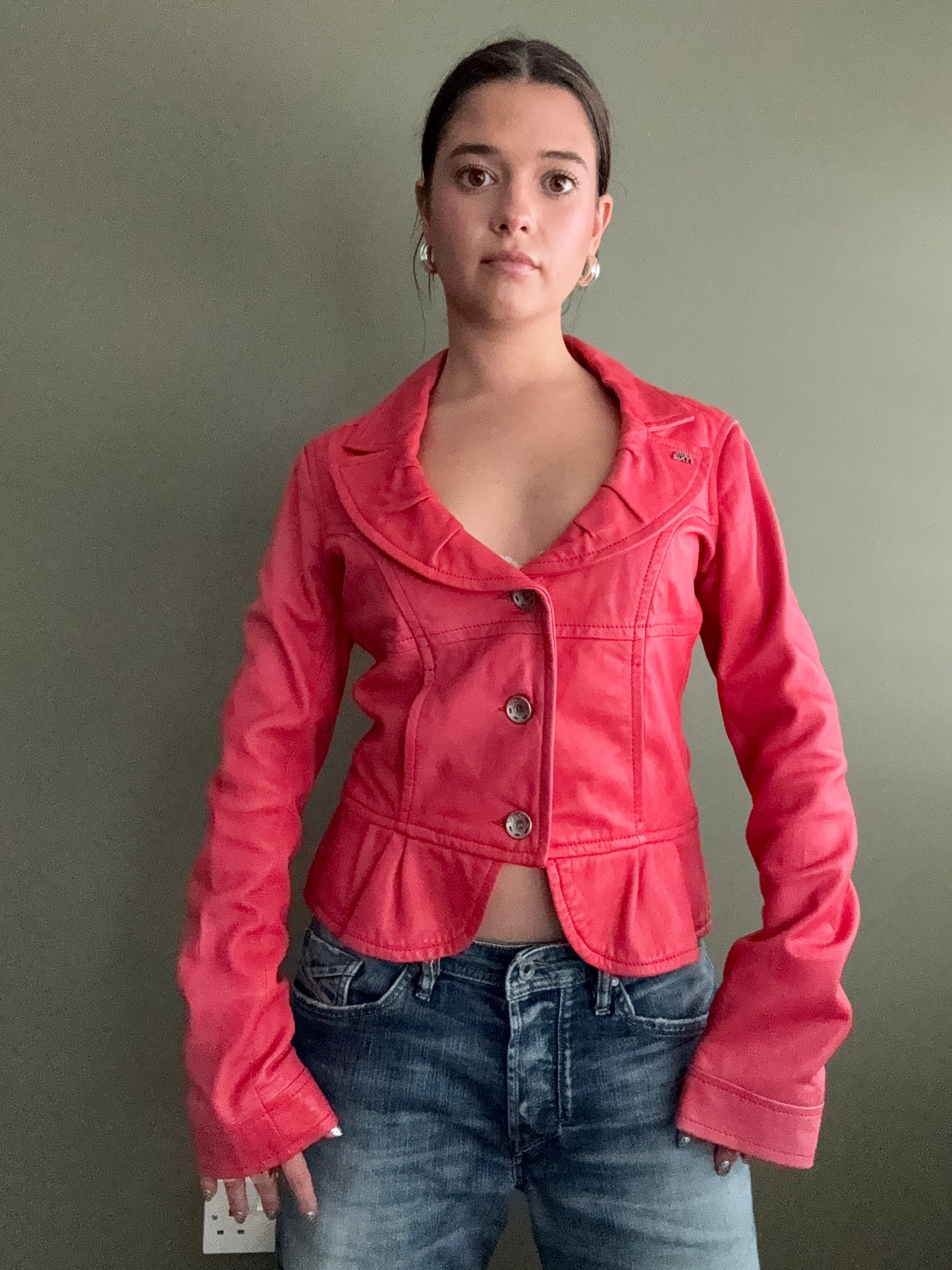 Miss Sixty Leather Jacket (M)