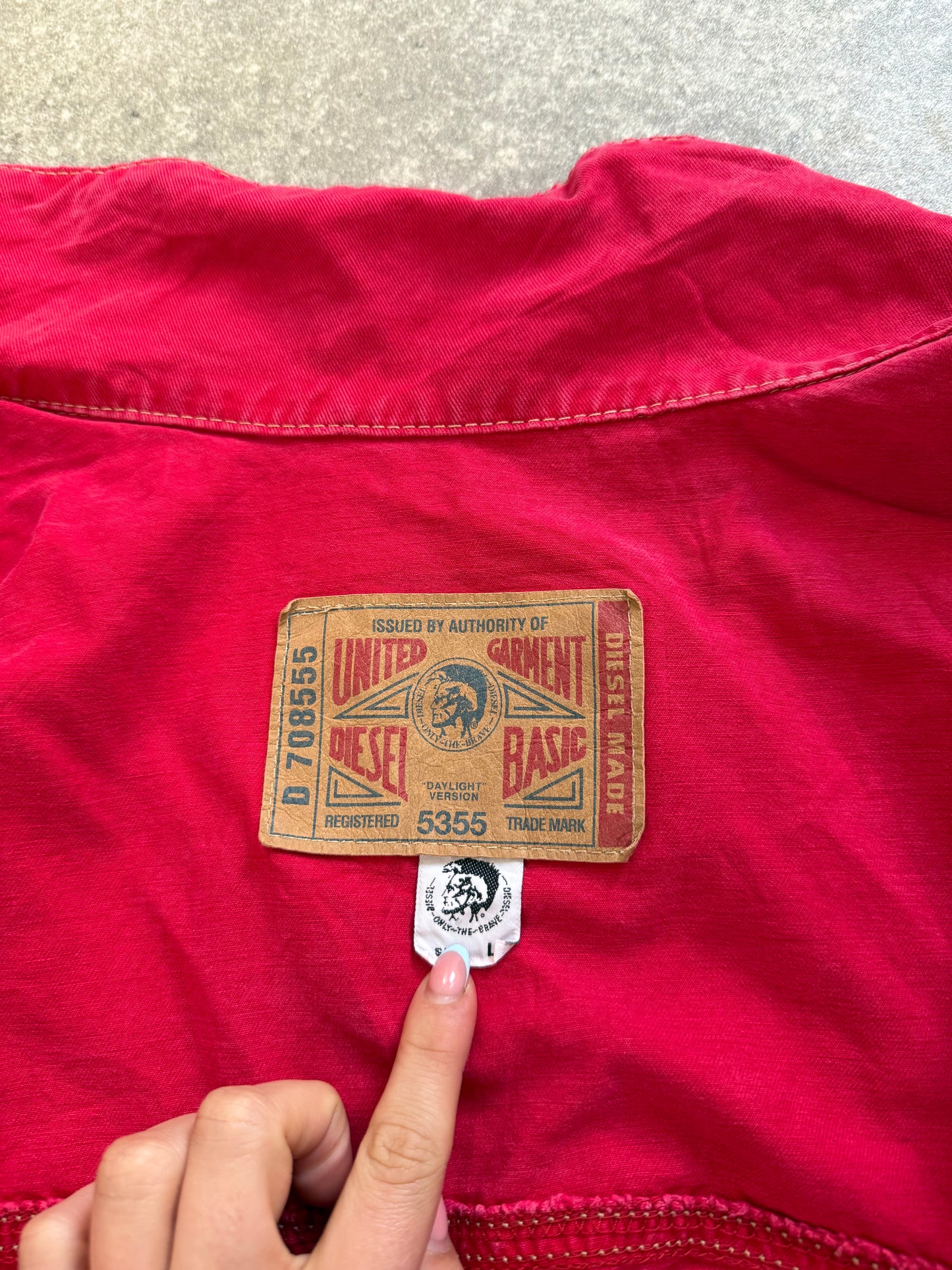 Red Diesel Trucker Jacket (L)