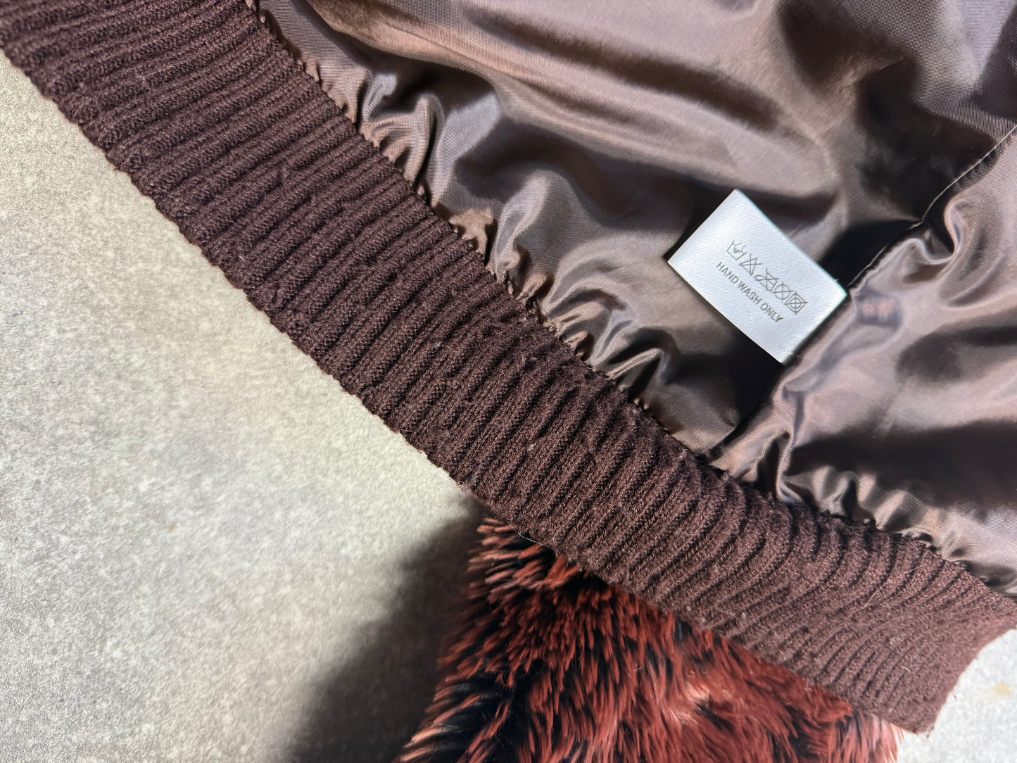 Faux Fur Jacket (UK12)
