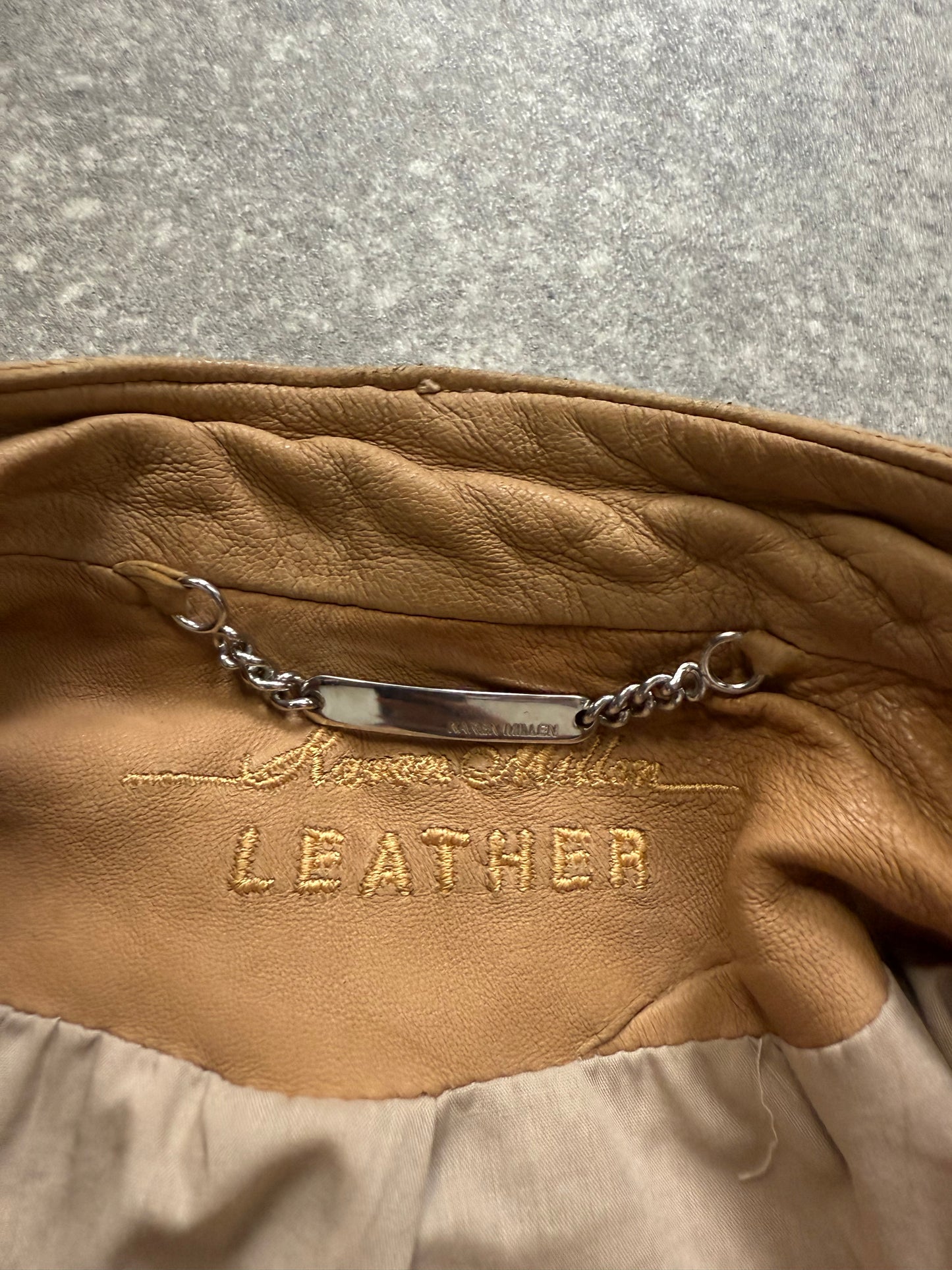 Karen Millen Leather Jacket (UK12)