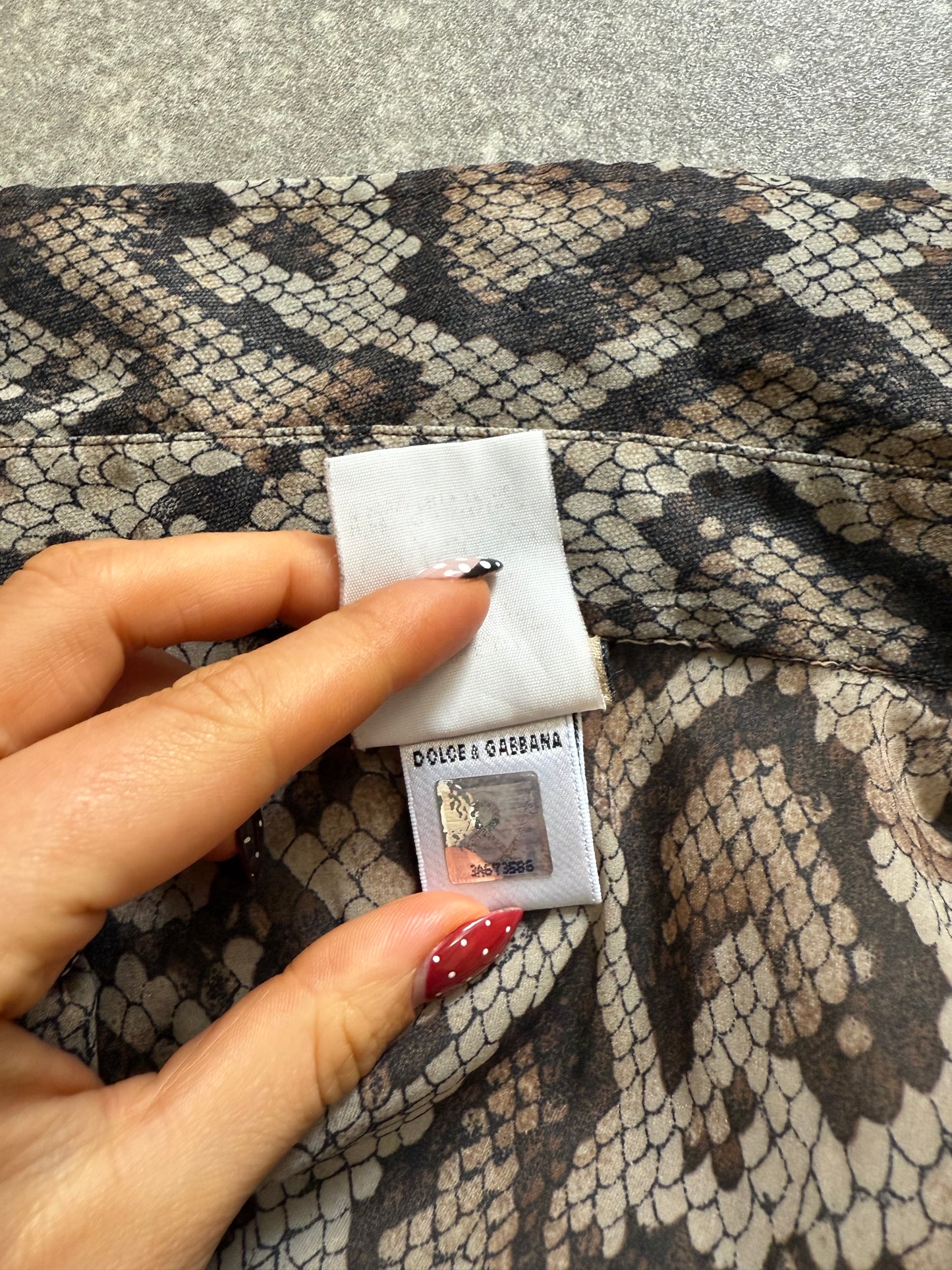 Dolce and Gabbana Mesh Shirt (M)