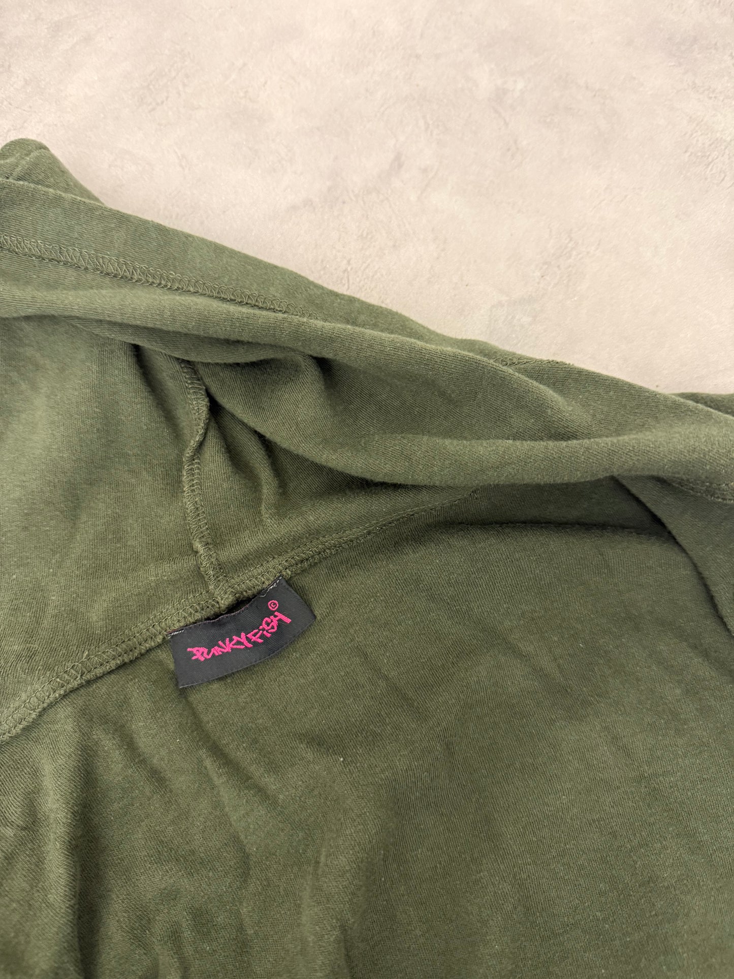 Punky Fish Patchwork Hoodie (XS)