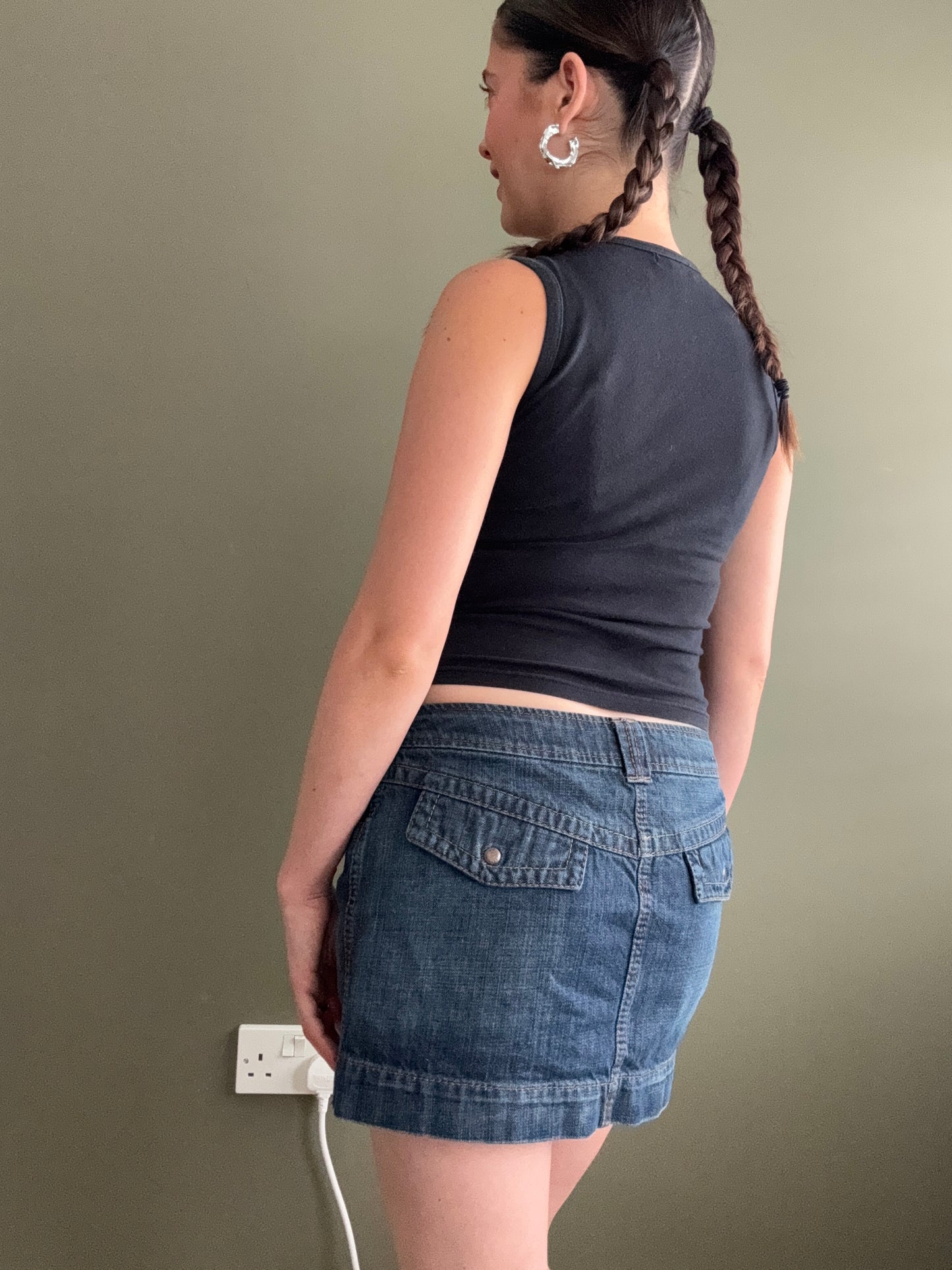 Miss Sixty Denim Mini Skirt (M)