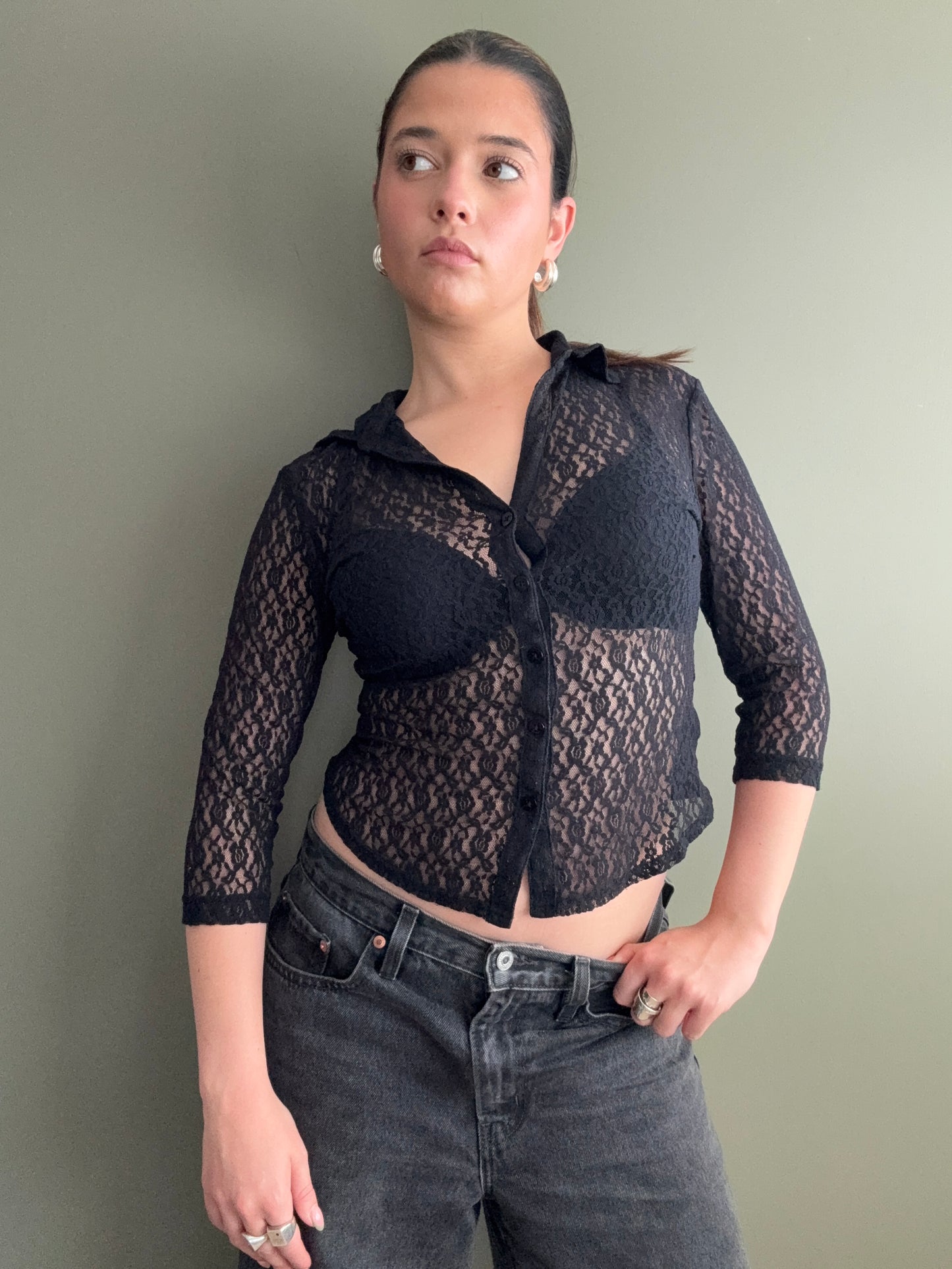 Guess Lace Top (M)