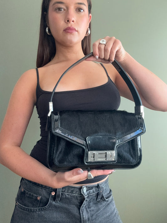 Karen Millen Leather Shoulder Bag