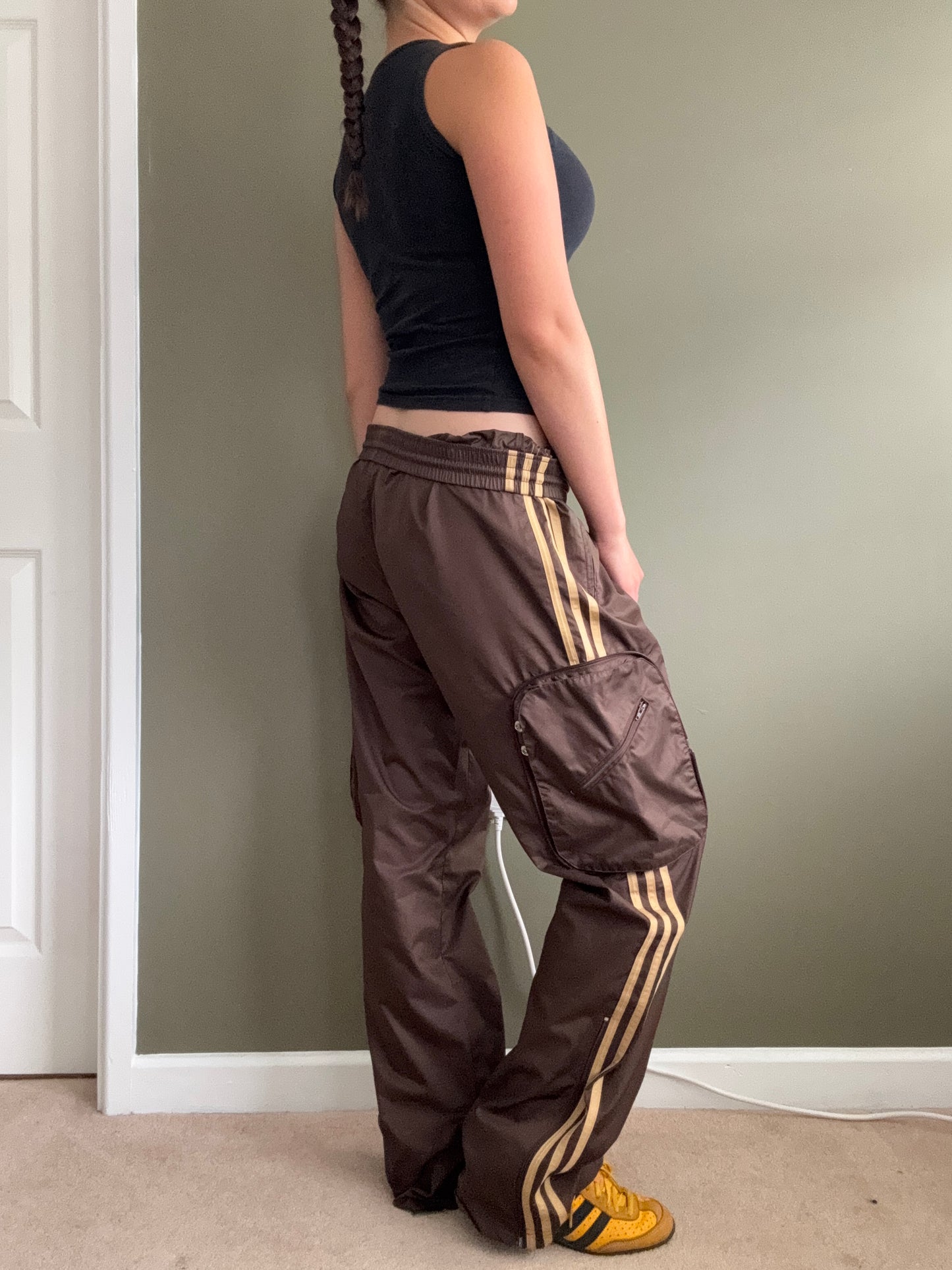 Adidas Cargo Tracksuit Bottoms (M)