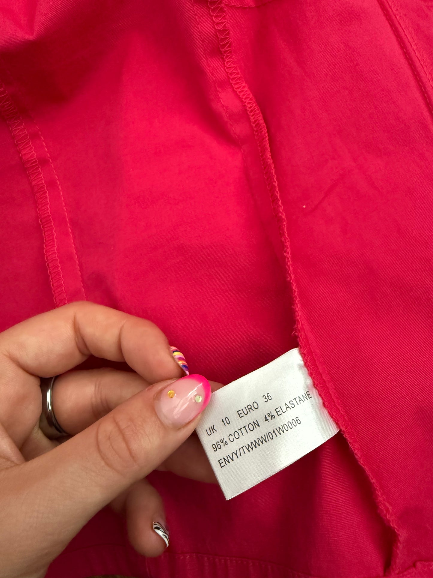 Pink Corset Shirt (UK10)