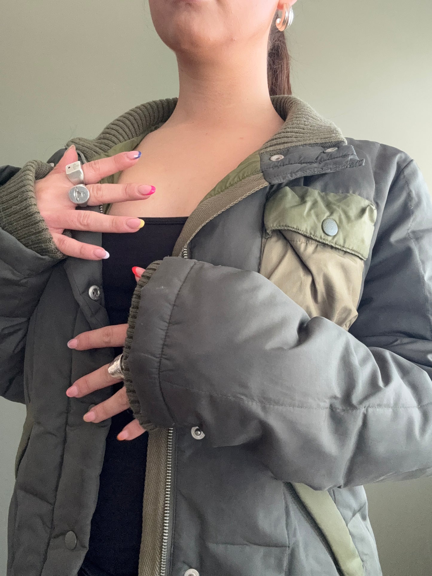 Miss Sixty Cargo Puffer Jacket (S)