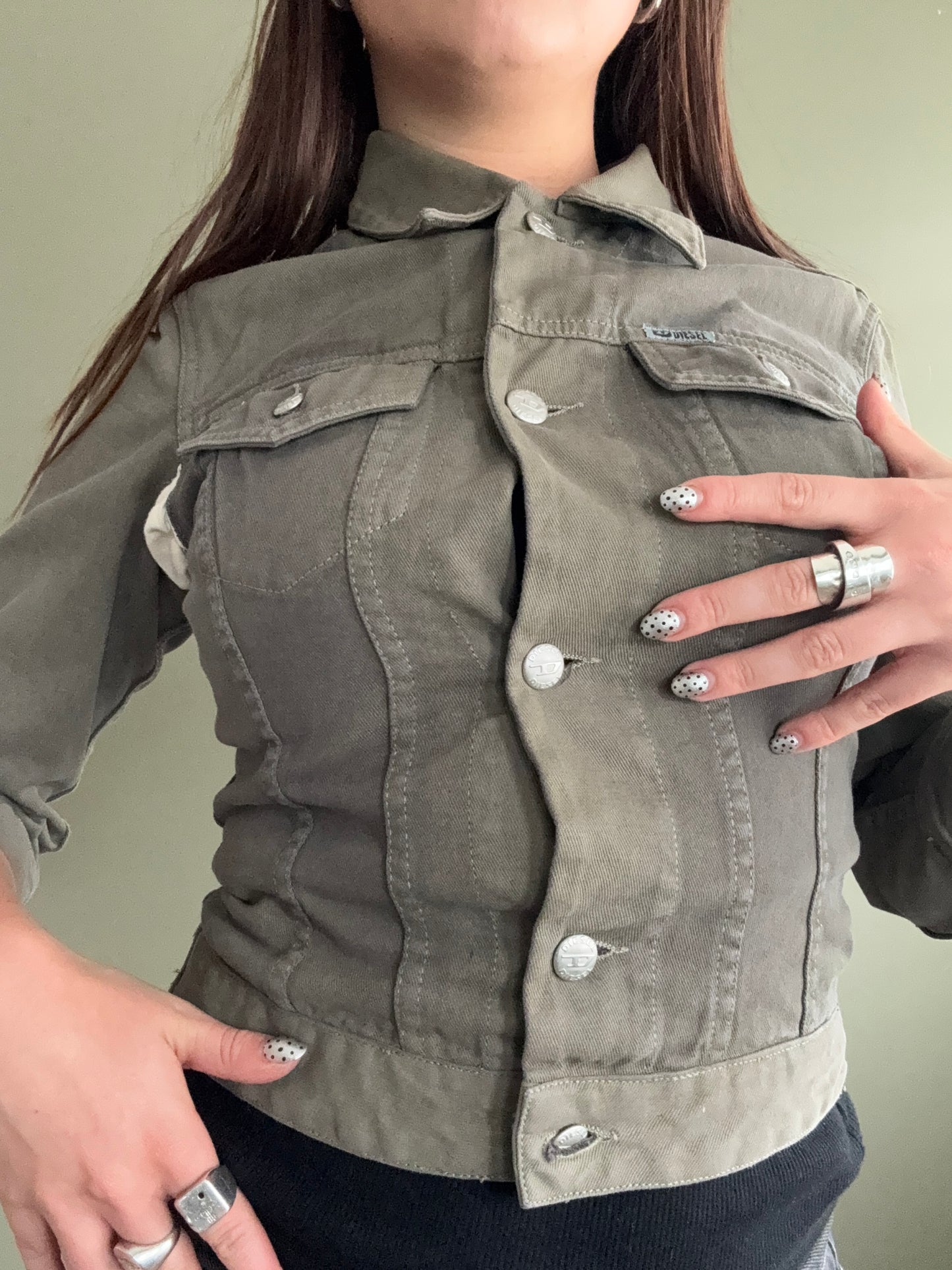 Khaki Diesel Jacket (S)