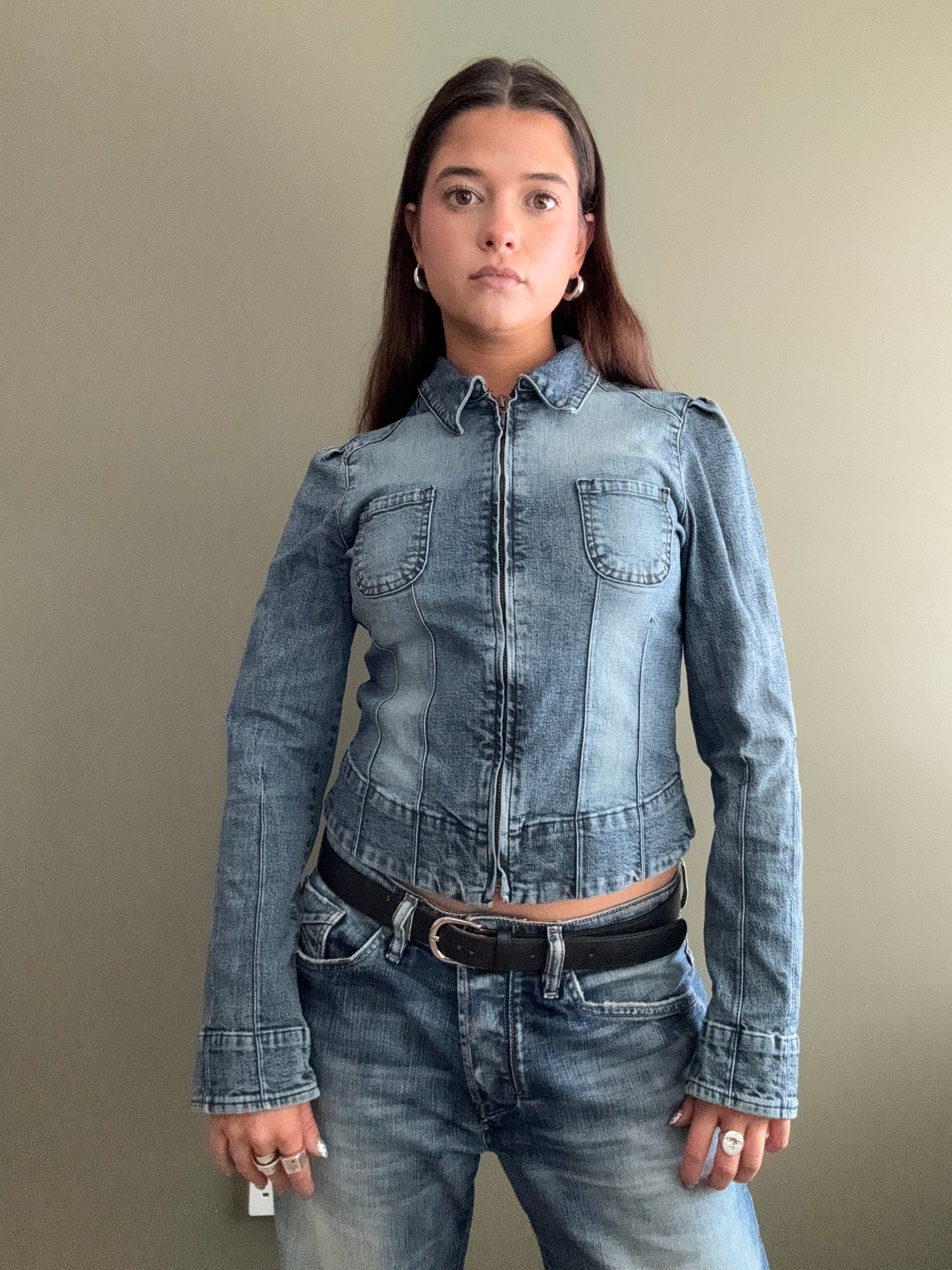 Zip Denim Jacket (UK10)